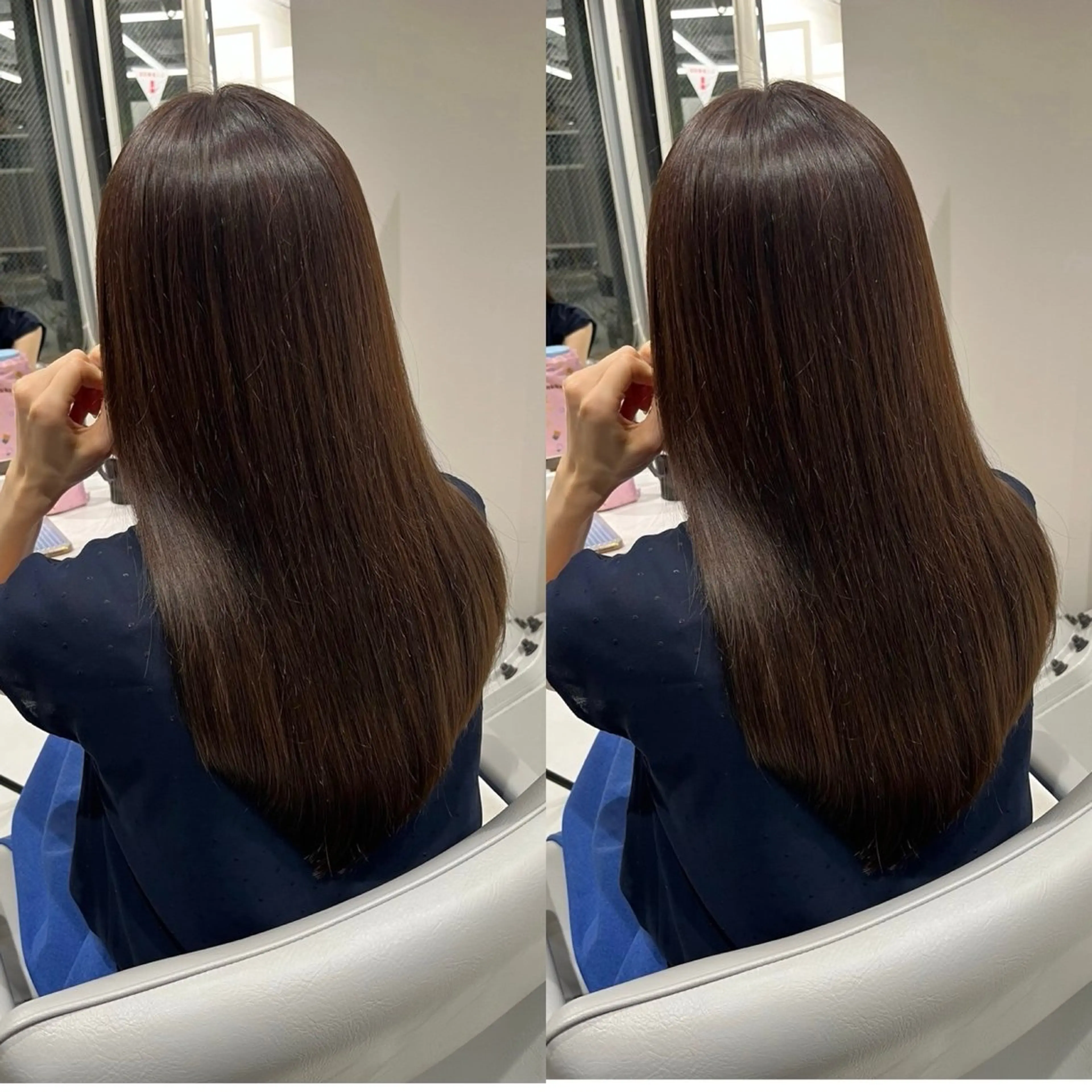 セミロング 半個室サロンyoures hair 髪質改善トリートメント東新宿店所属・榊原 竜弥のヘアスタイル