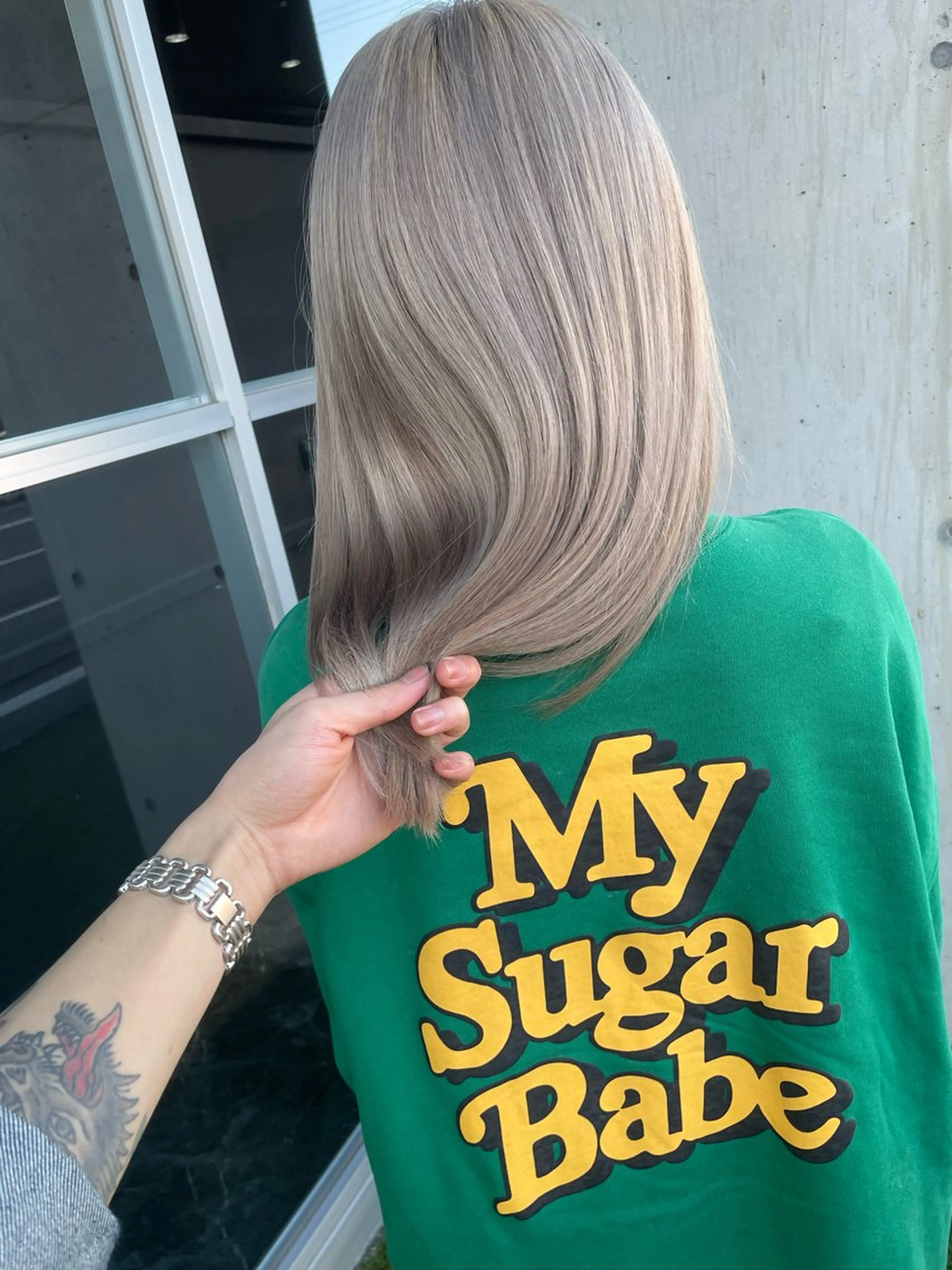 カラー ヘアカラー トリートメント REGOLITH （レゴリス）所属・山田隆成/可愛い ベージュつくりますのヘアスタイル