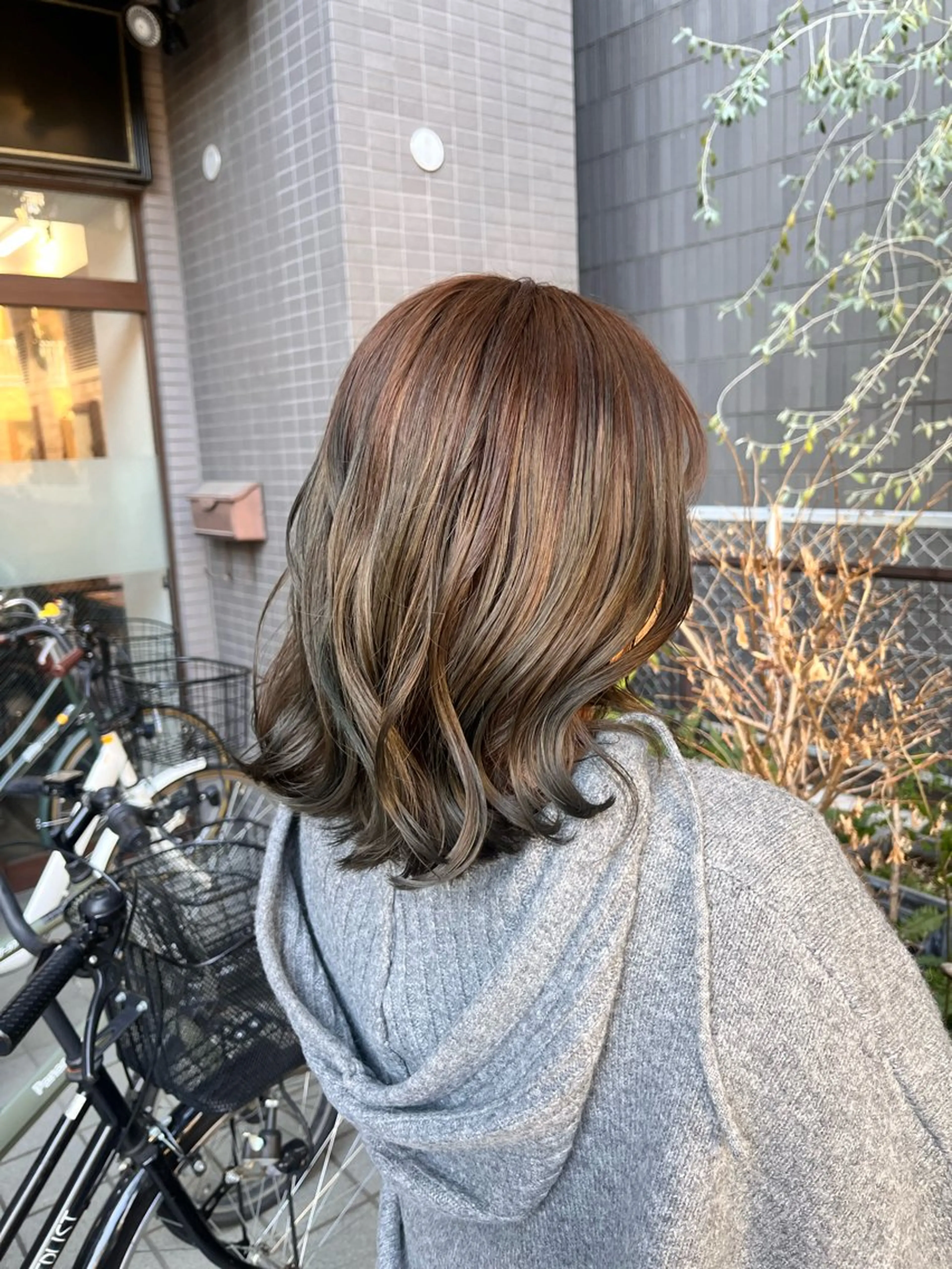ミディアム カラー ヘアカラー 💠西山果琳💠 マツパモデル募集のヘアスタイル