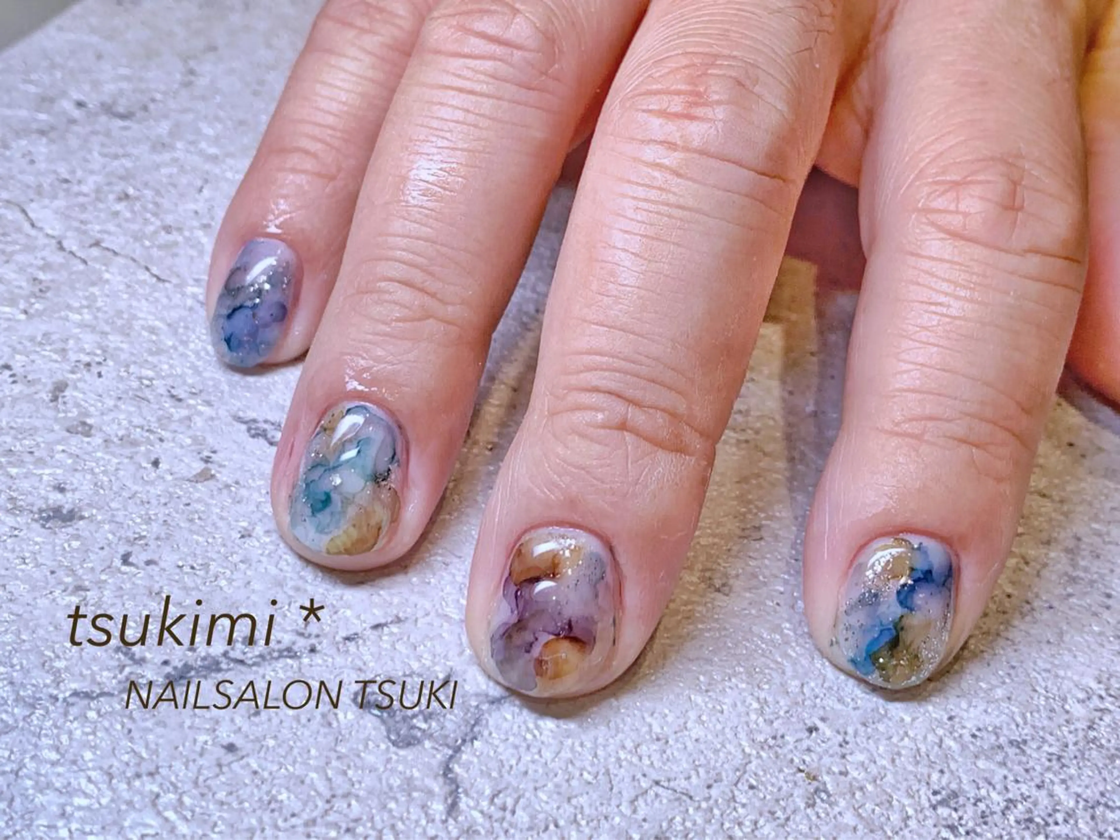 ネイル ニュアンスネイル ハンドネイル Tsuki.所属・Nailsalon Tsuki.のネイルデザイン