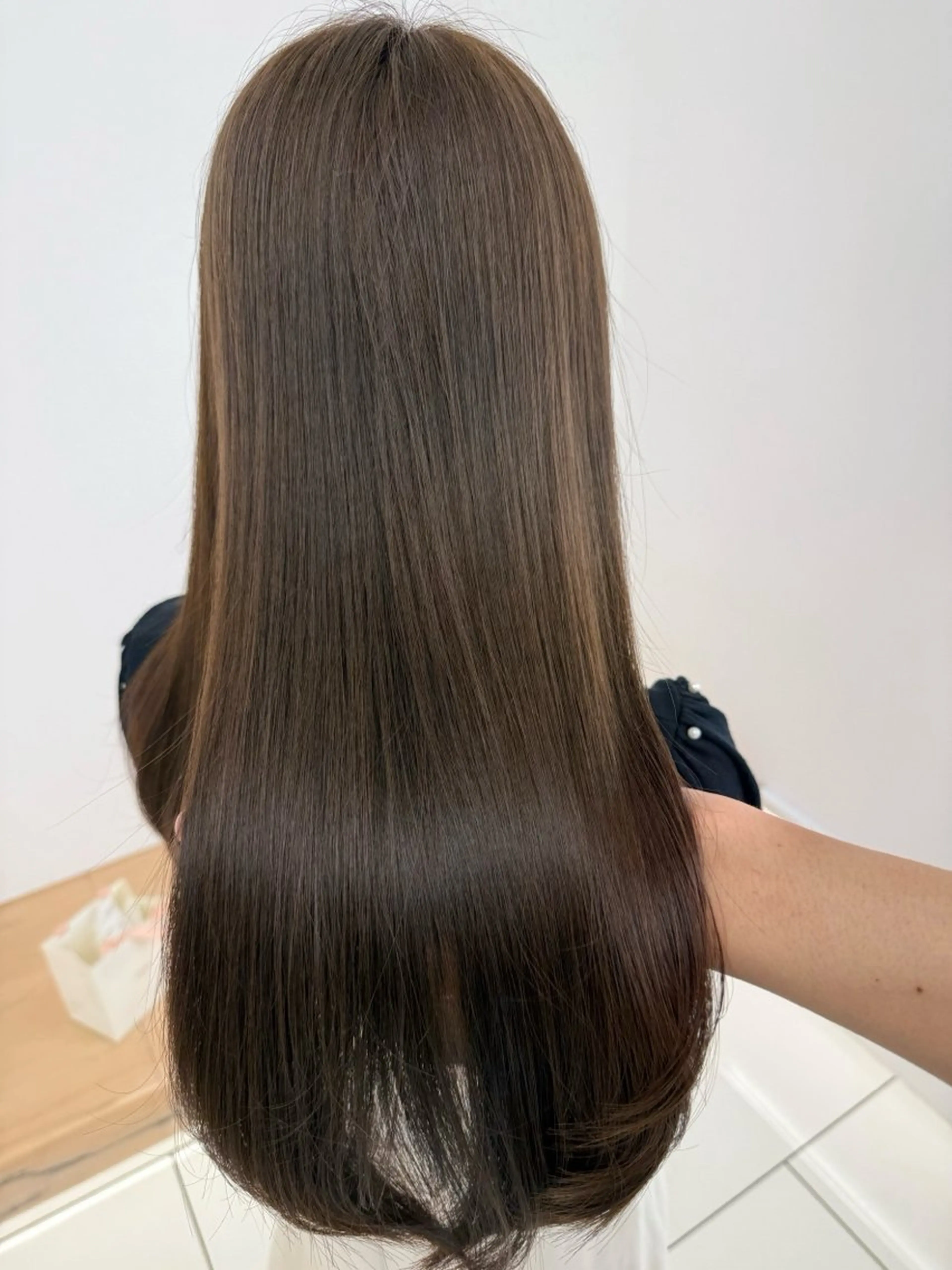 ロング ヘアカラー 濱田 剛志のヘアスタイル