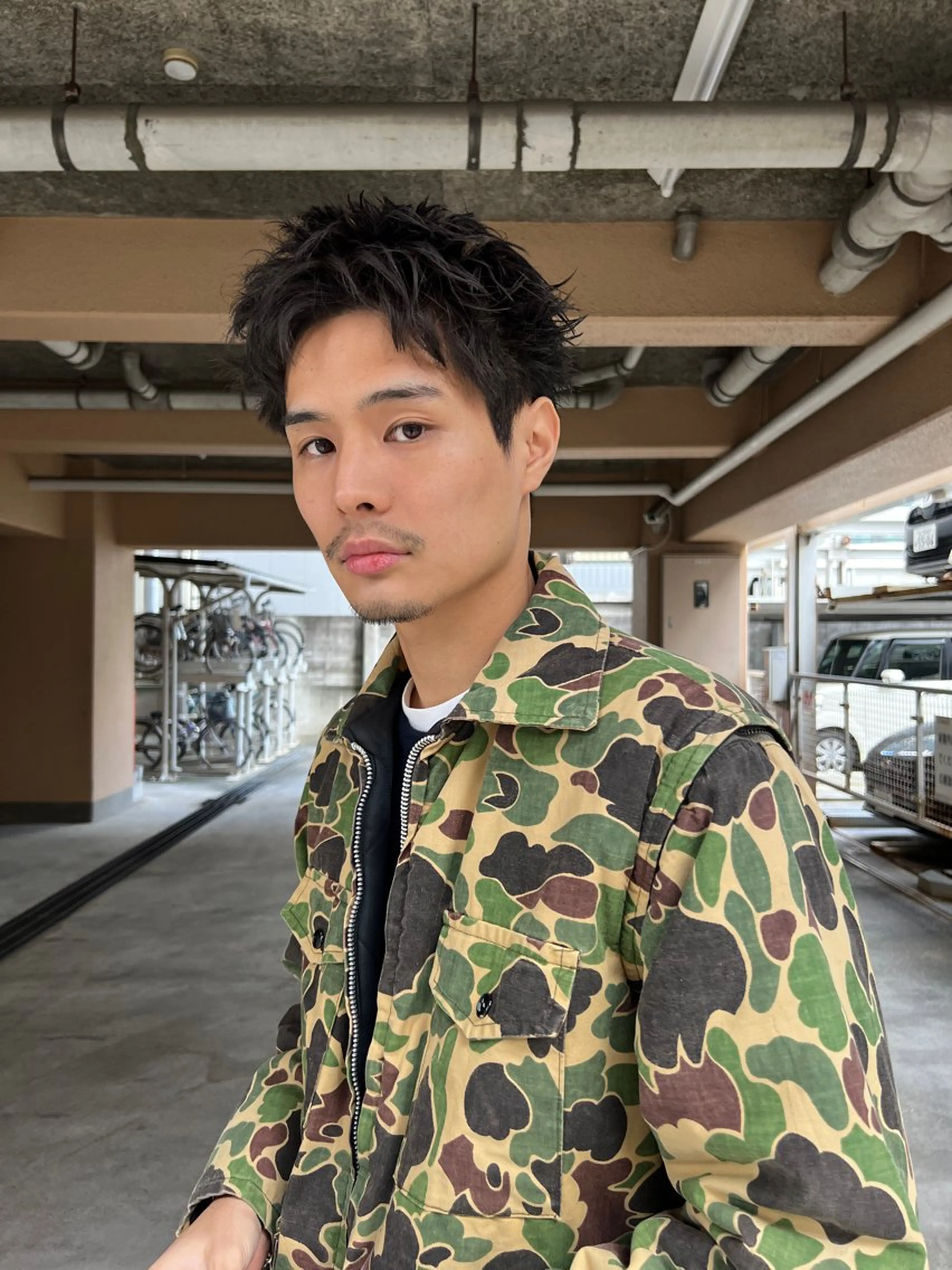 ショート メンズ スパイキーショート ショートヘア カット 大阪メンズパーマ /スパイキー/らいのヘアスタイル