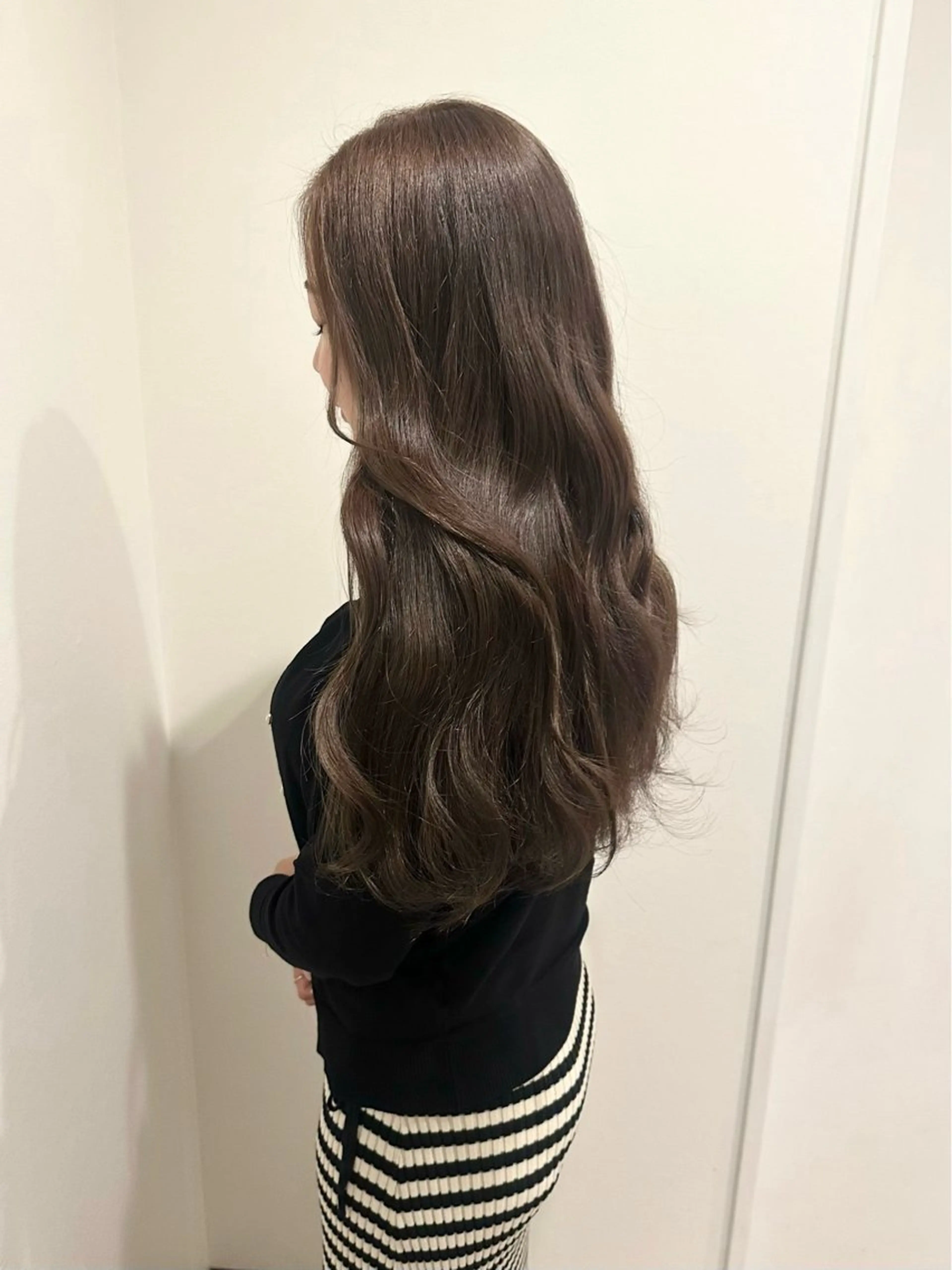 ロング カラー ヘアアレンジ ヘアカラー トリートメント himawari♡ 柔らかいカラーのヘアスタイル