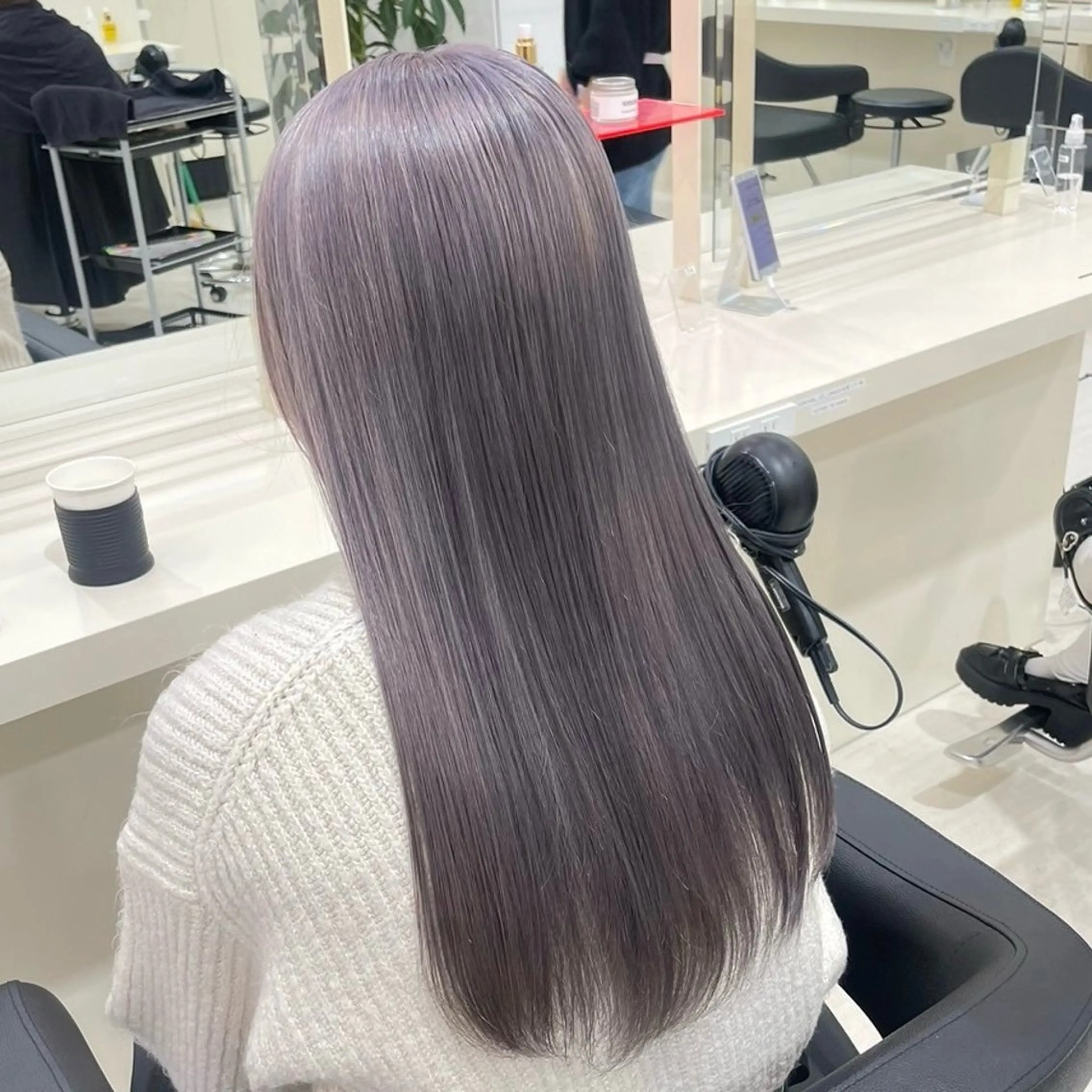 ミディアム カラー 🎀🧁ダメージレス 艶髪カラー🧁🎀のヘアスタイル