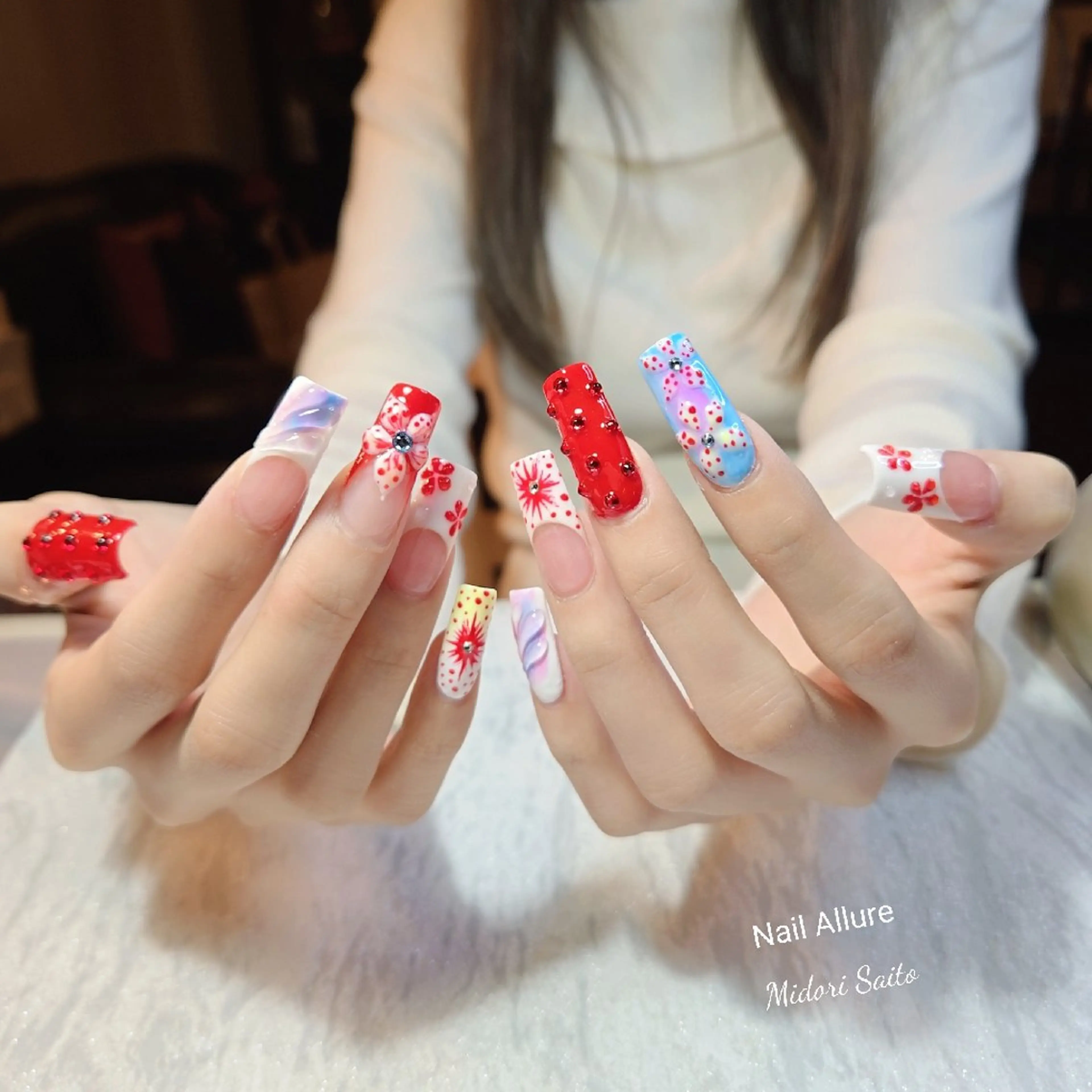 ネイル アートネイル ジェルネイル 持ち込み スカルプネイル Nail Allure(ネイル アルーア)所属・Nail Allureのネイルデザイン