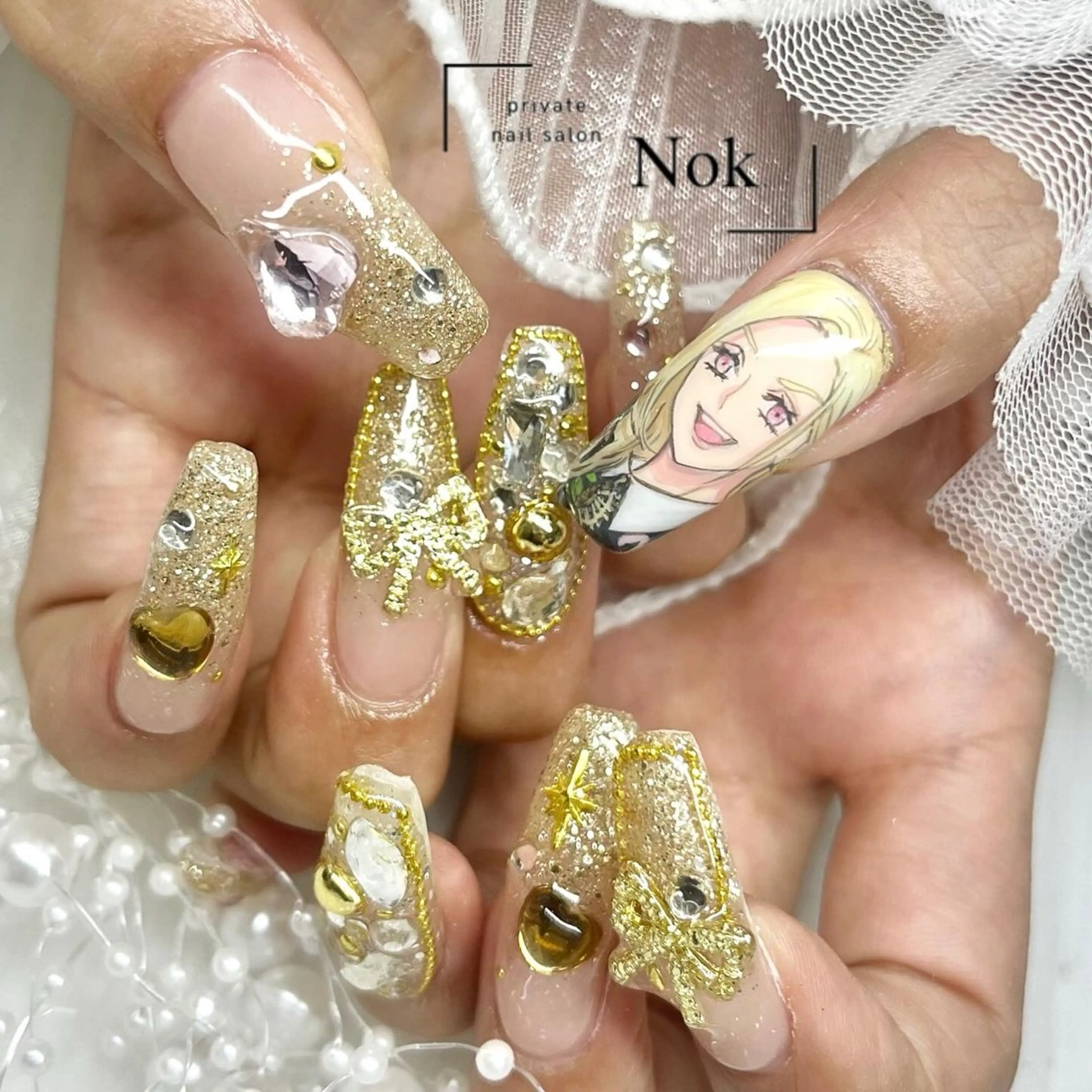 ネイル ハンドネイル 池袋痛ネイル Nok. 渡辺のネイルデザイン