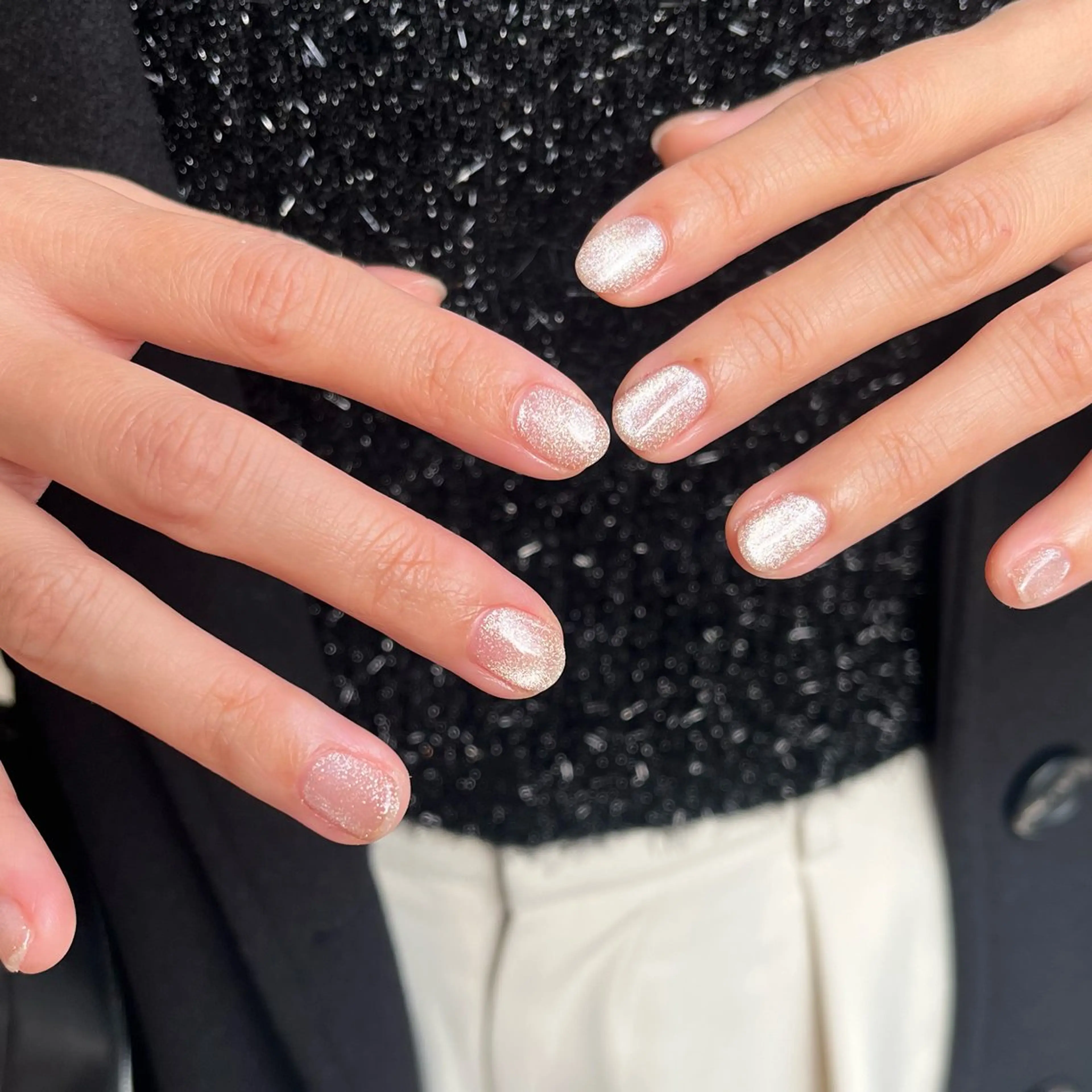 ネイル キラキラネイル マグネットネイル ハンドネイル ballie／小野原 なつみのネイルデザイン