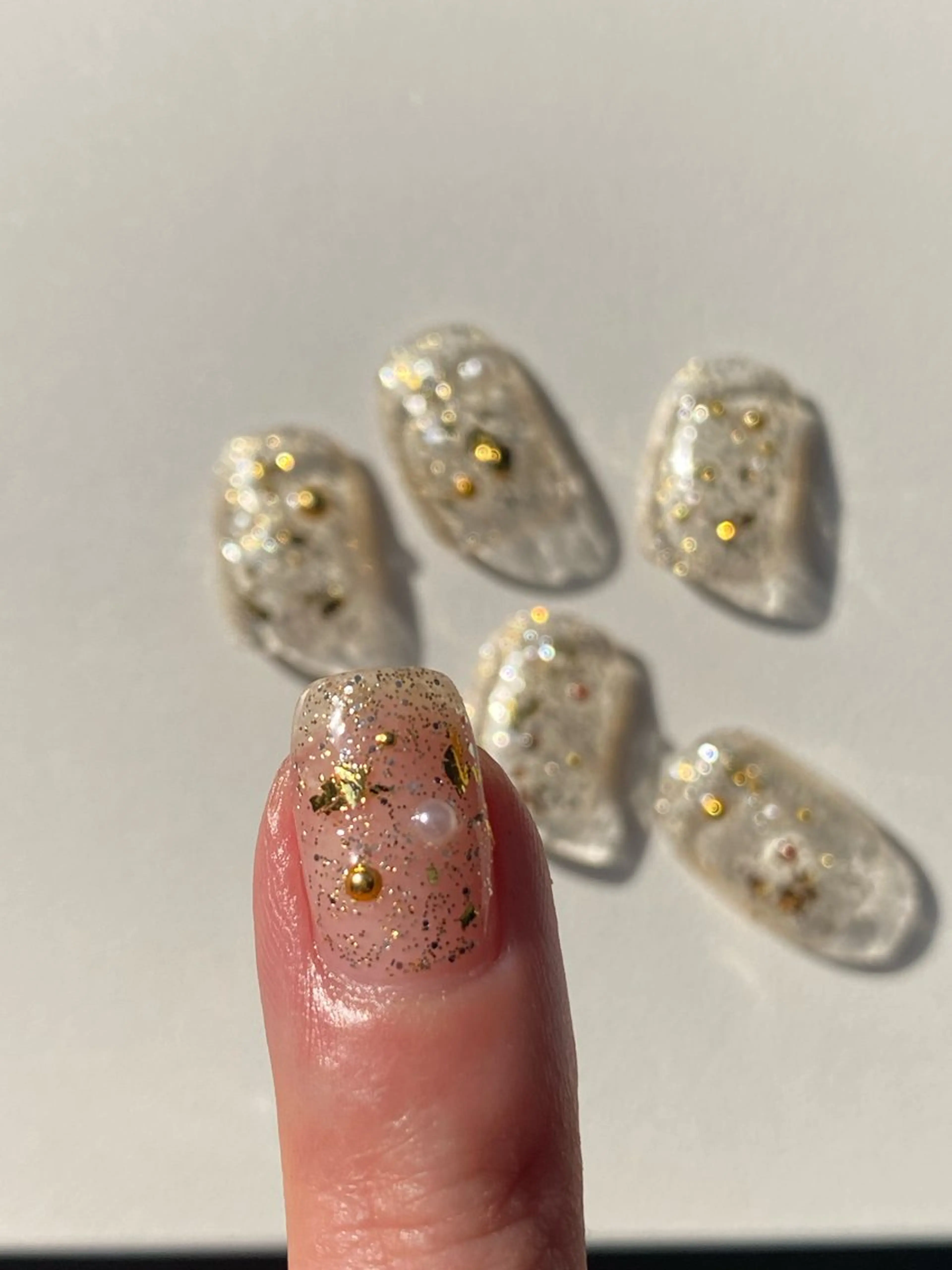 ネイル ハンドネイル ニュアンス / 鉱物 natsukiのネイルデザイン