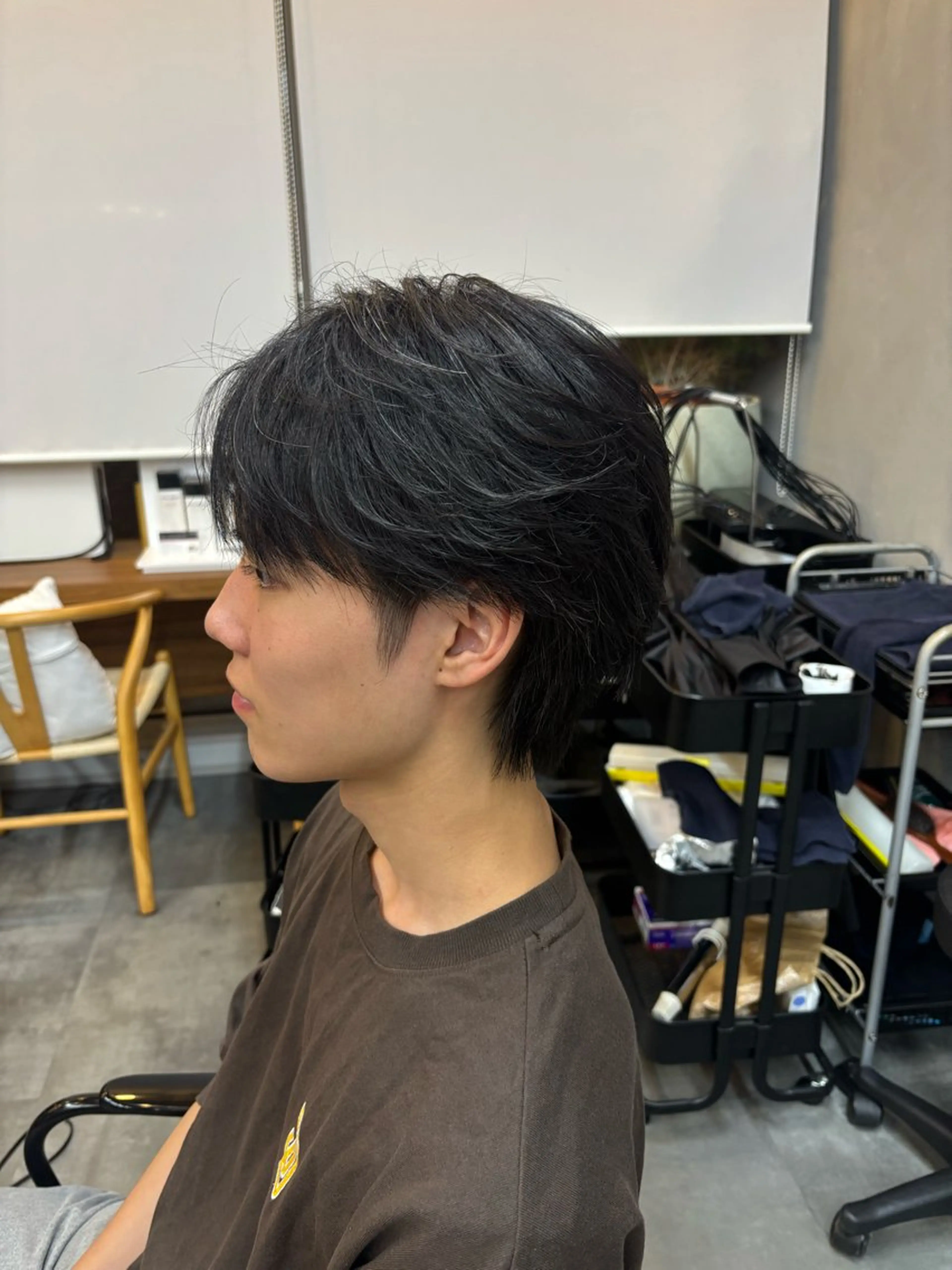 ショート メンズ カット パーマ 鹿児島 TSUBASAのヘアスタイル