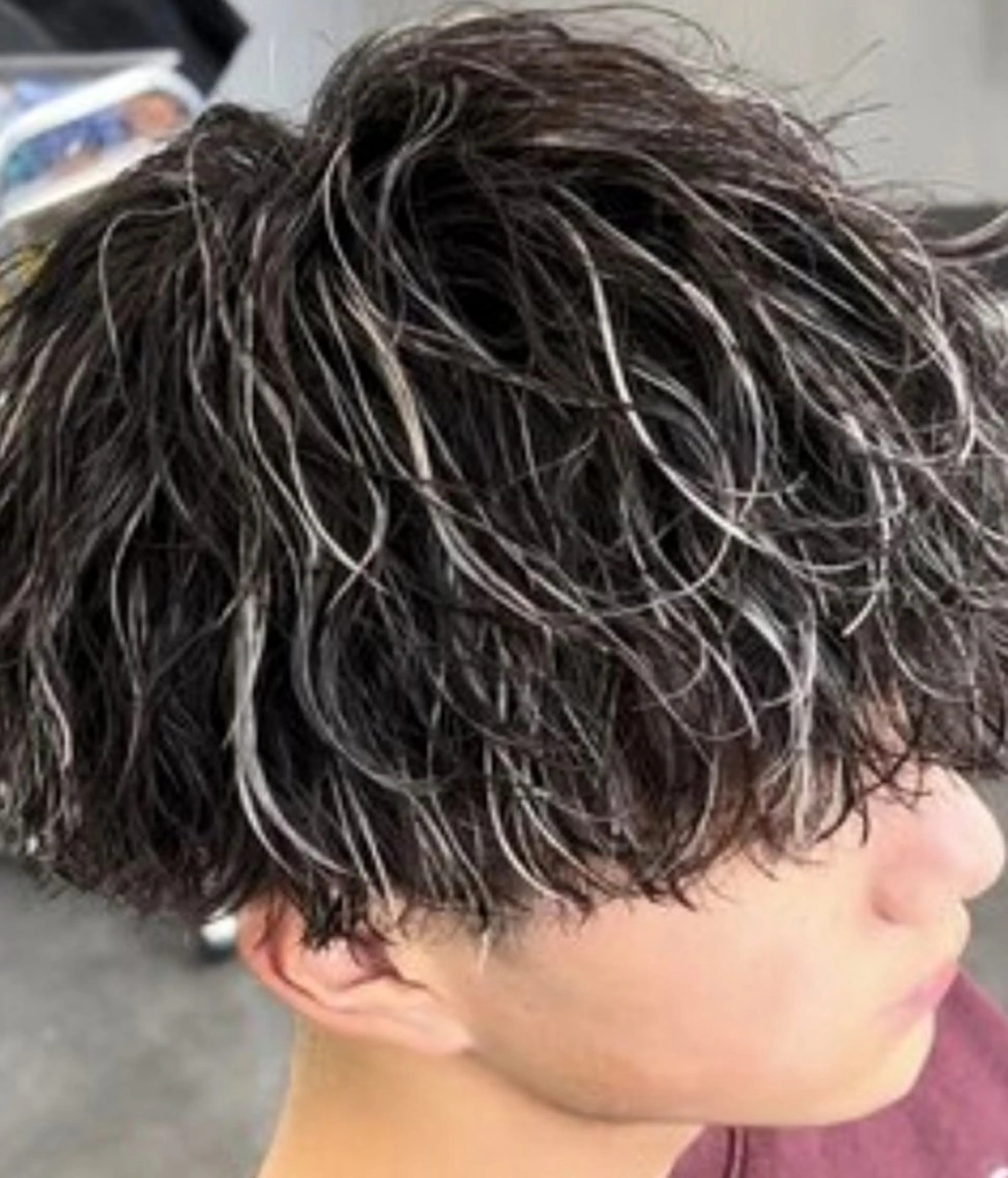 ショート ハイライト カット ヘアカラー パーマ 【西八王子】Siq ●FM●オーナーのヘアスタイル