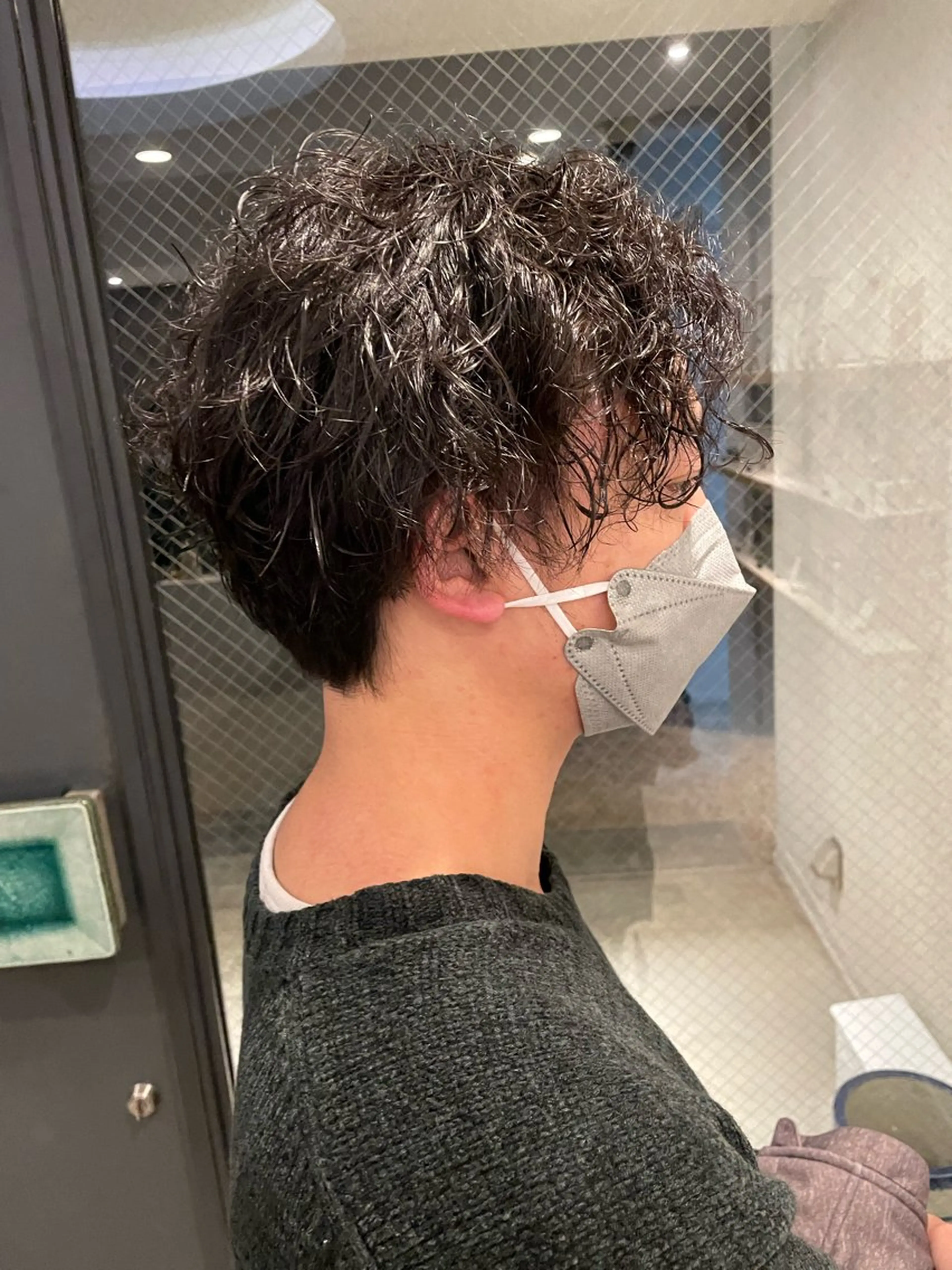 ショート カット パーマ 藤村 翔充のヘアスタイル