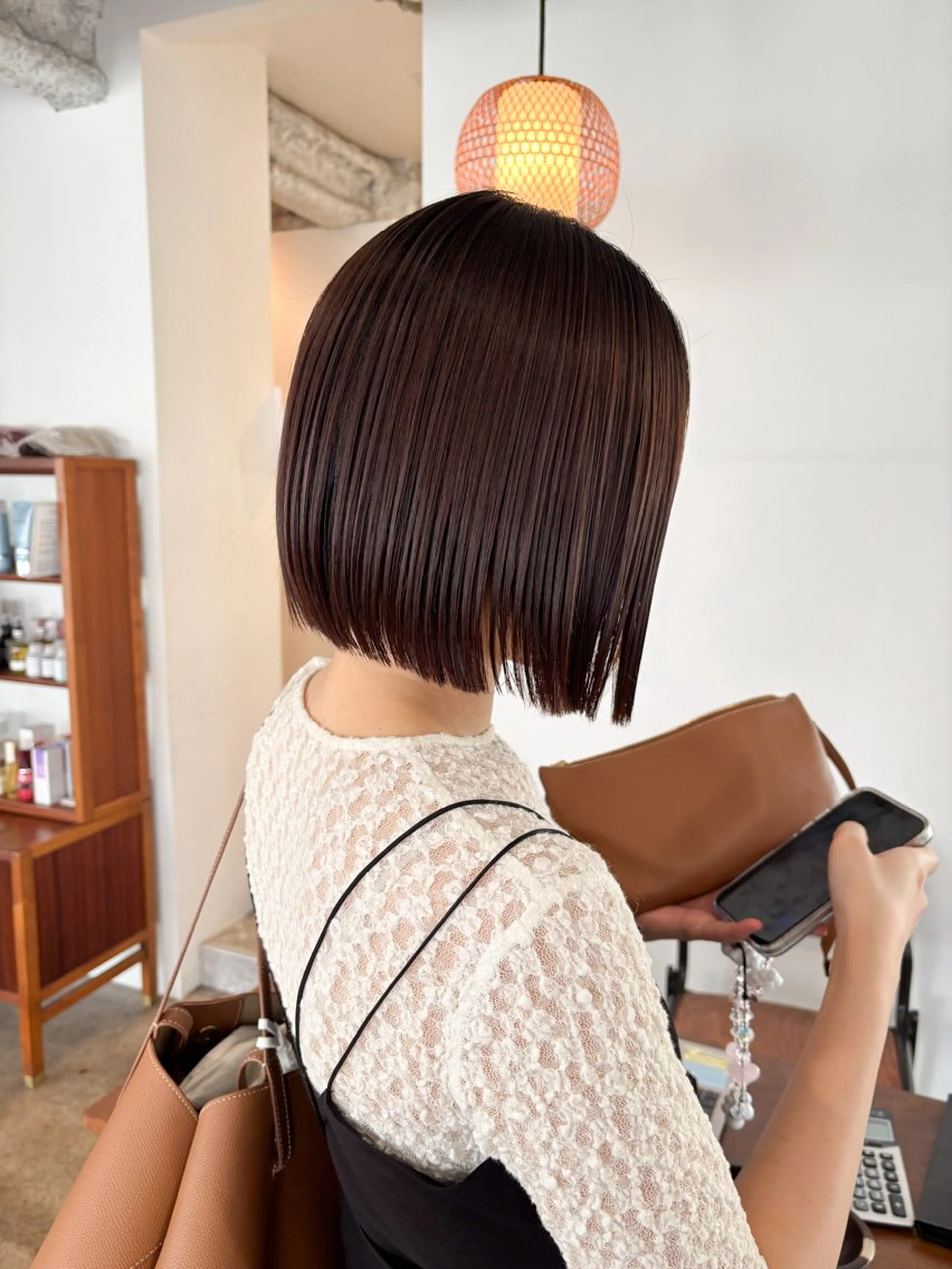 ショート カラー ボブ カット ヘアカラー トリートメント Suzuki Takumaのヘアスタイル