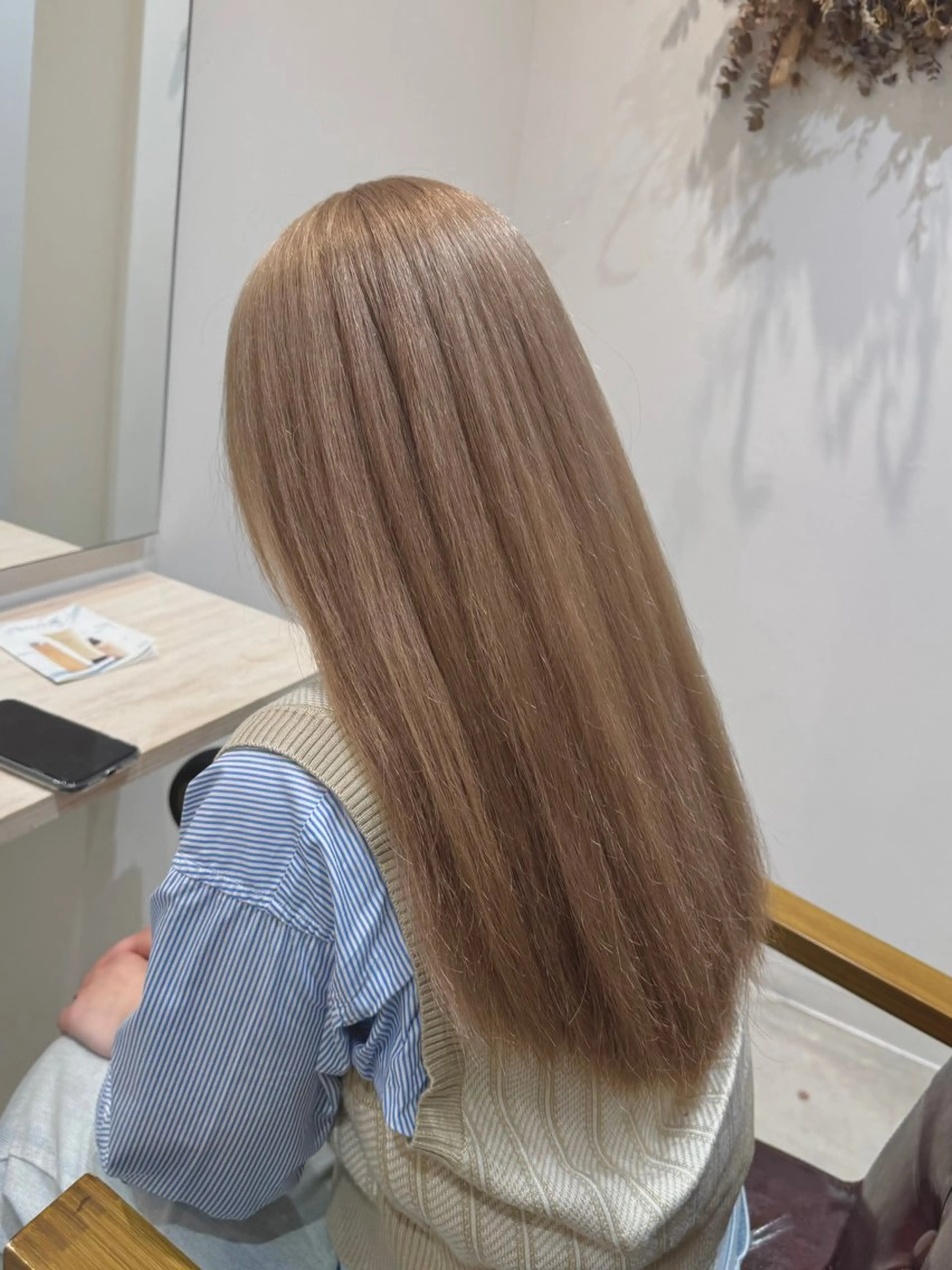 セミロング ヘアカラー ukyo/透明感 カラー/ハイライトのヘアスタイル