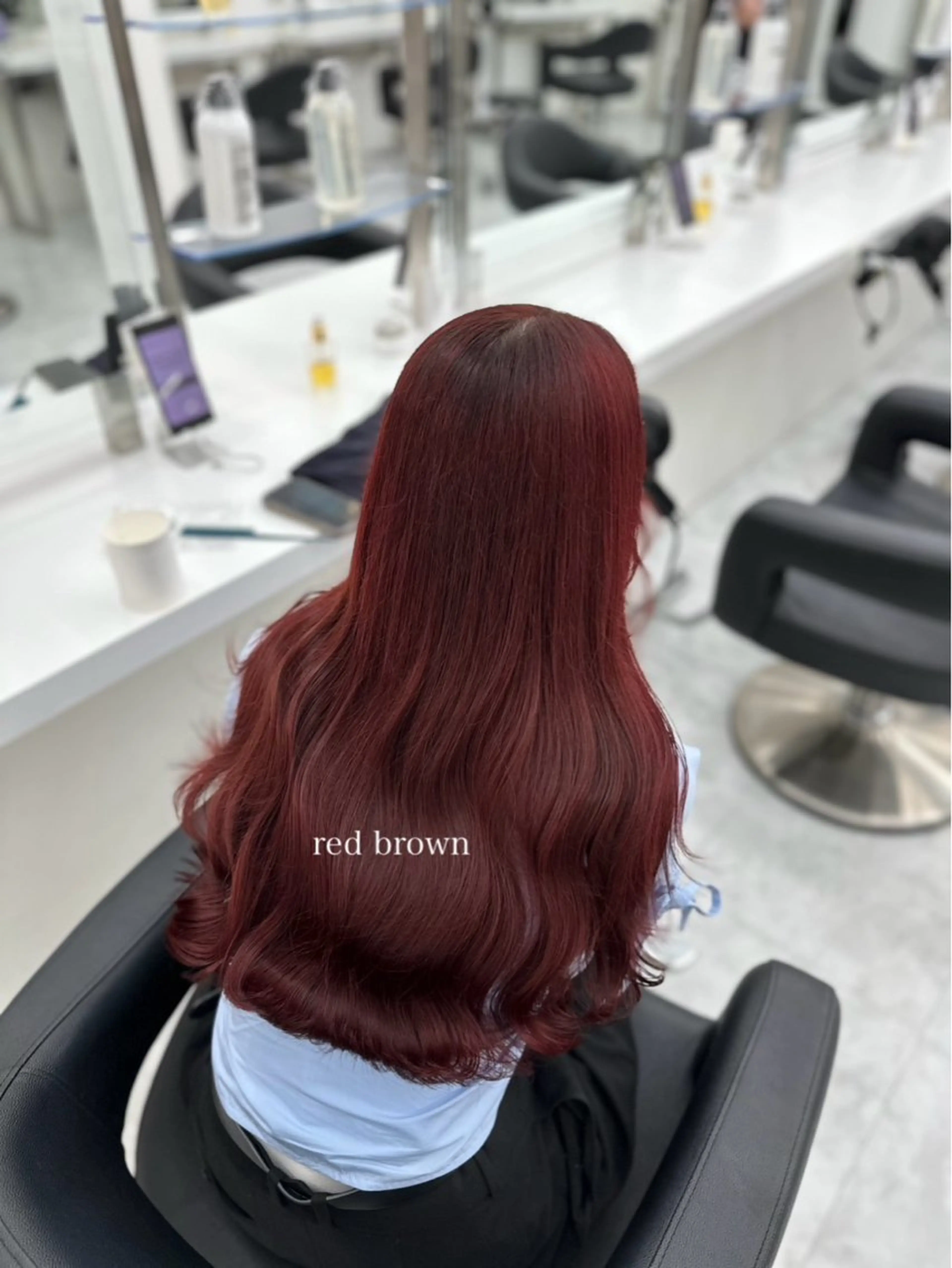 ロング カラー kazuki🍑韓国 トレンド暖色🫗のヘアスタイル