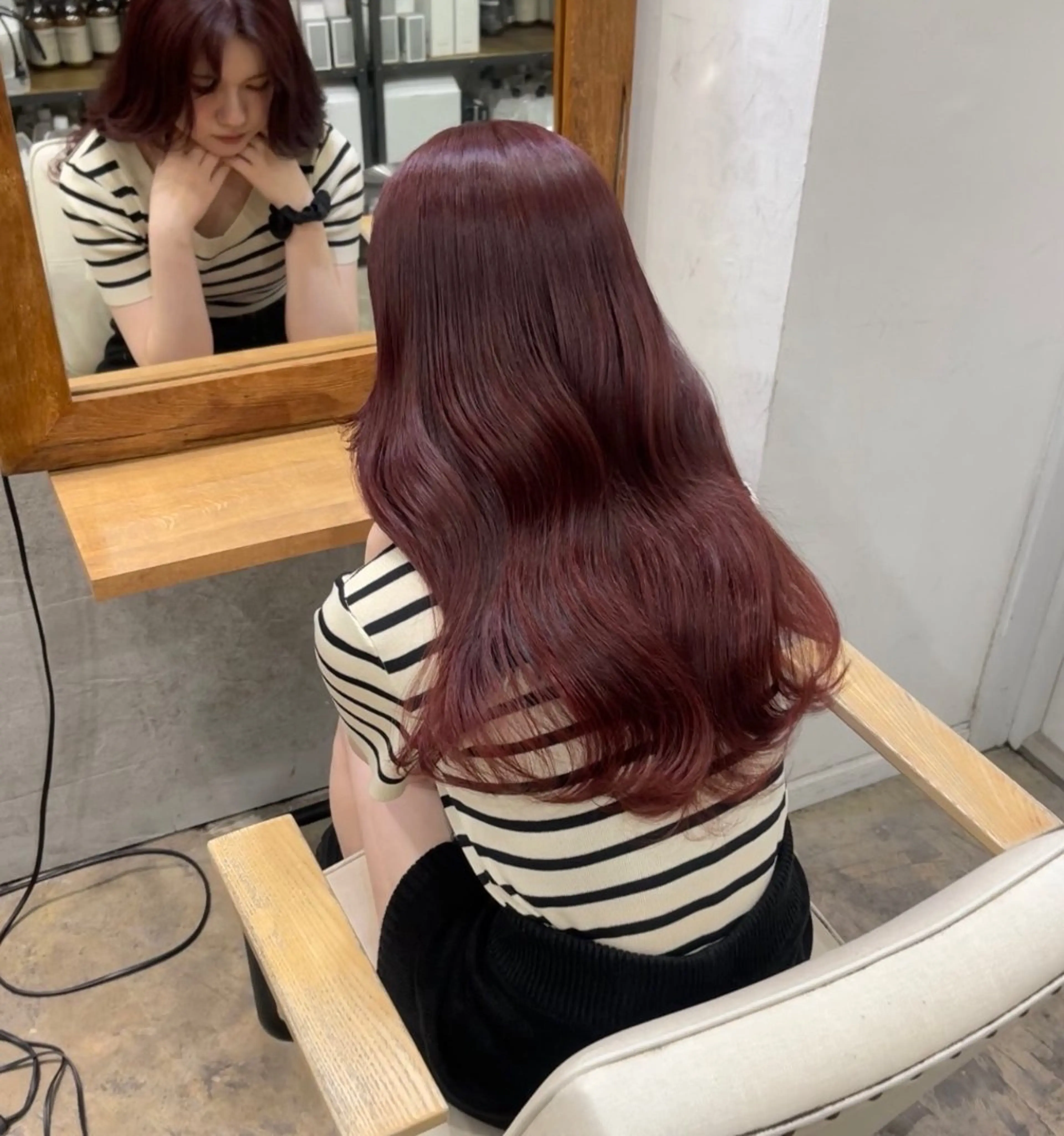 ロング カラー ブリーチ୨୧大阪梅田 タカシマリナ♡のヘアスタイル