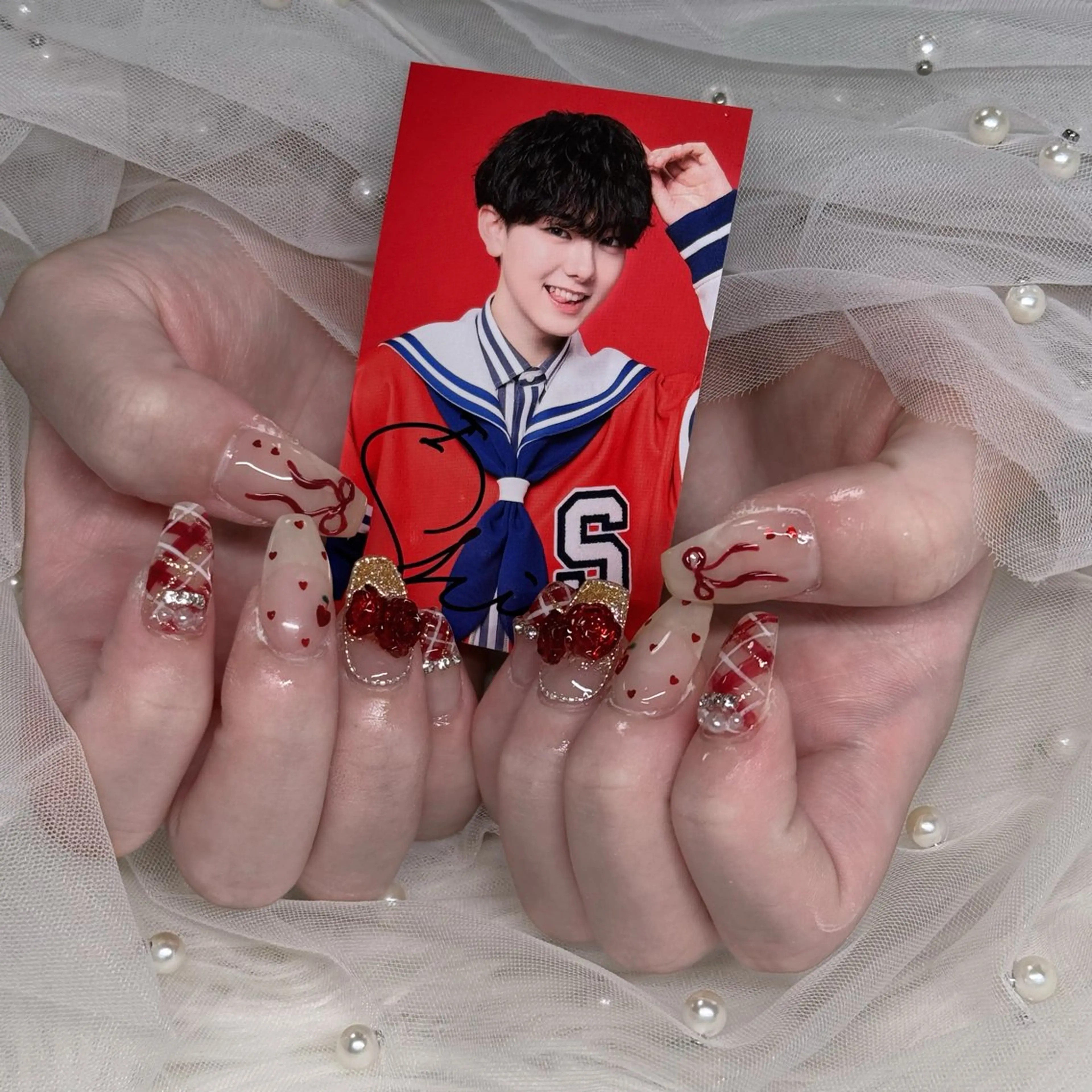 ネイル 持ち込み スカルプネイル ネイルチップ ハンドネイル nailsalonANNA所属・濱田 杏奈のネイルデザイン