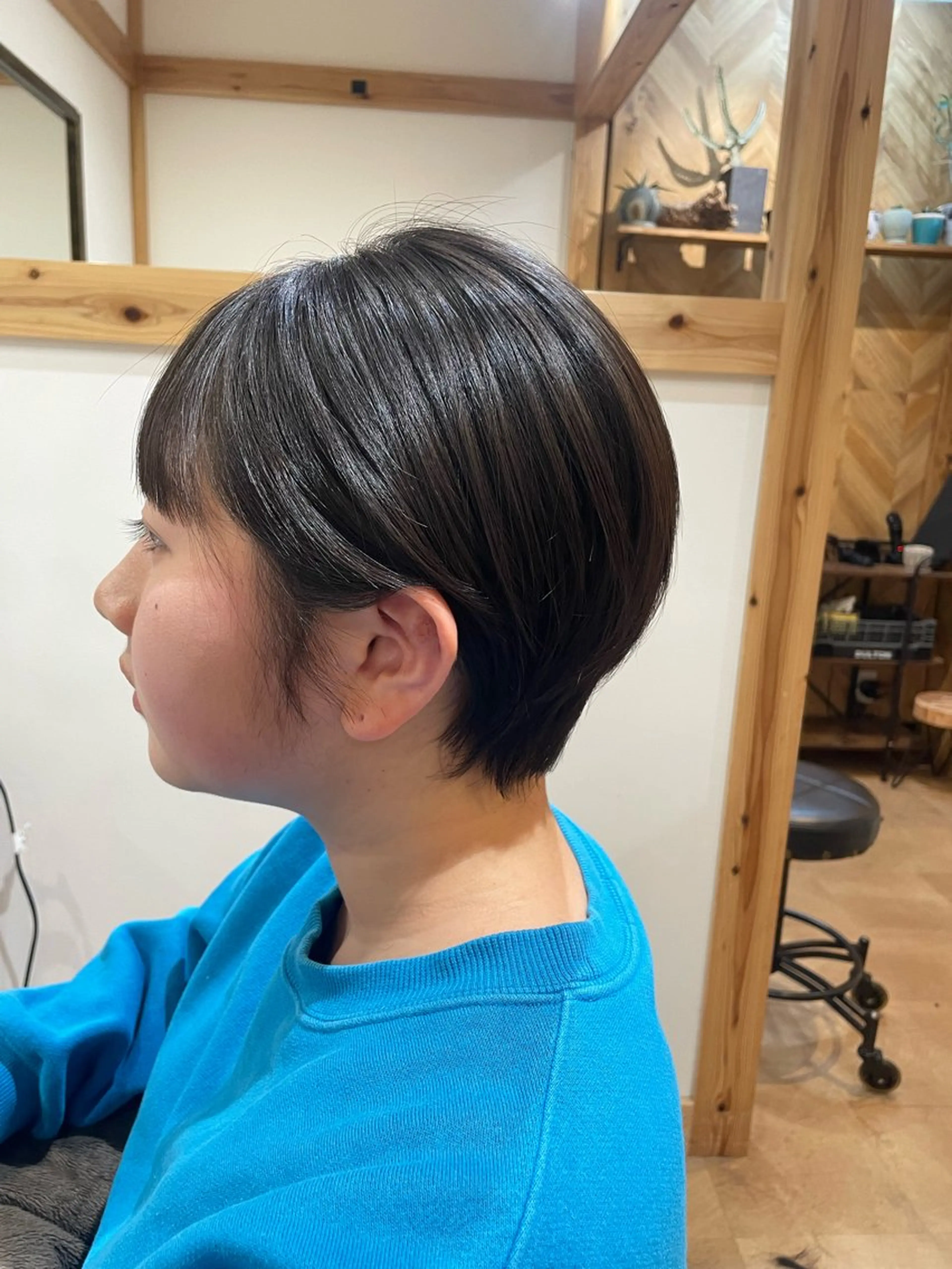 ショート ショートヘア カット パーマ 山口里莉 /ブリーチカラーのヘアスタイル