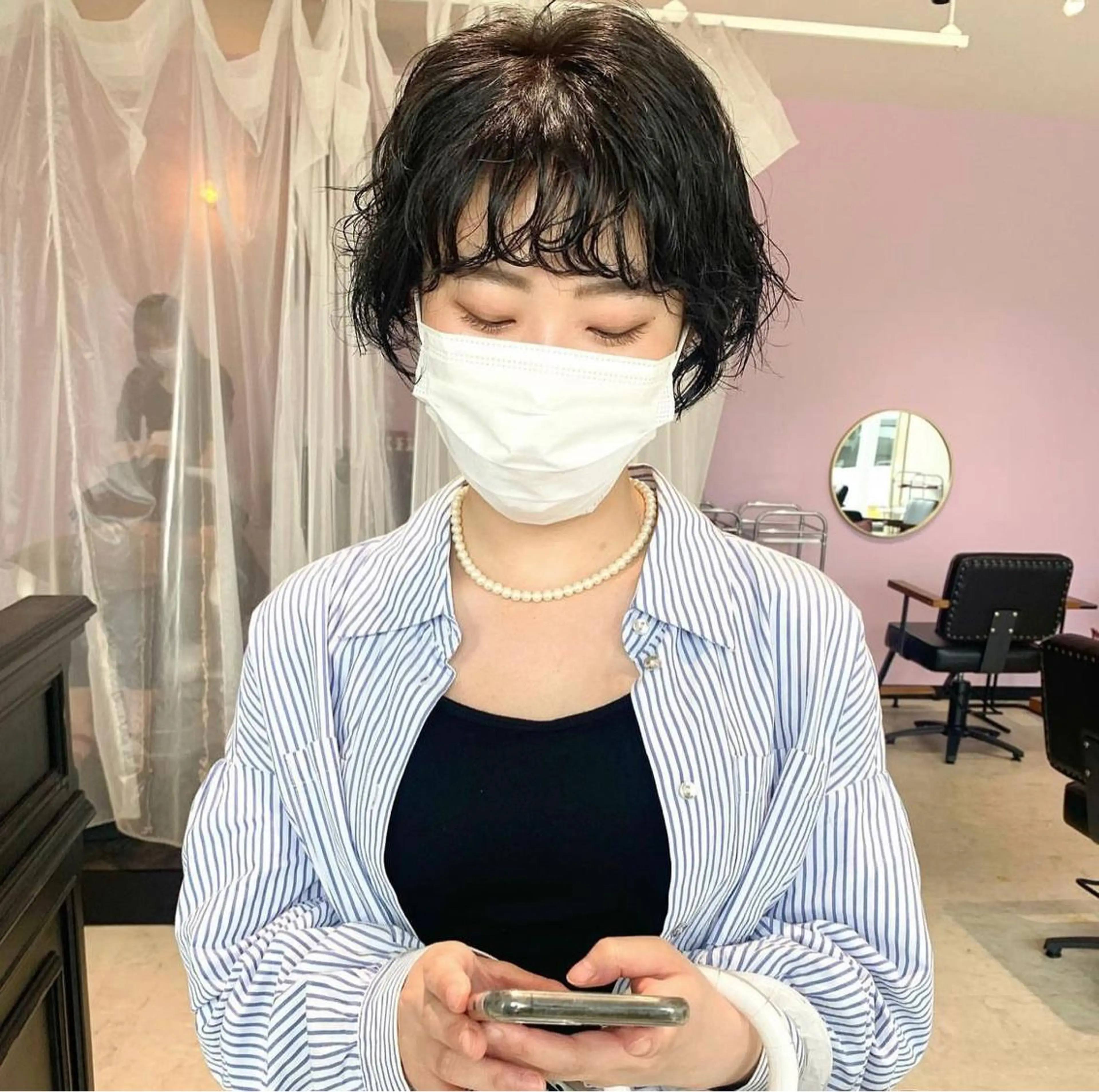 ショート パーマ Bonheur所属・Bonheur銀座 /runaのヘアスタイル