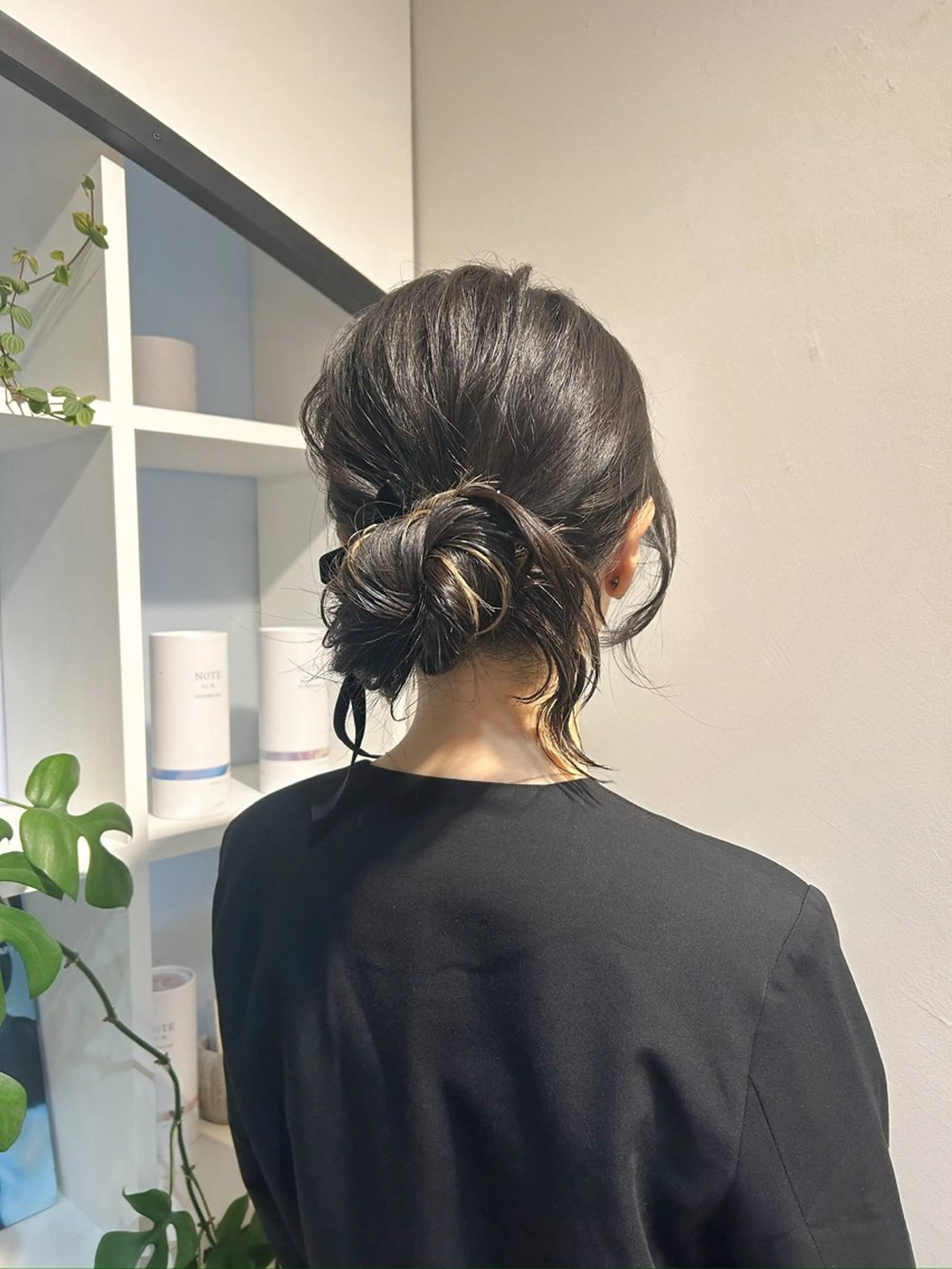 ミディアム ヘアアレンジ ヘアセット アレンジ/新宿 透明感カラー/ヤノのヘアスタイル