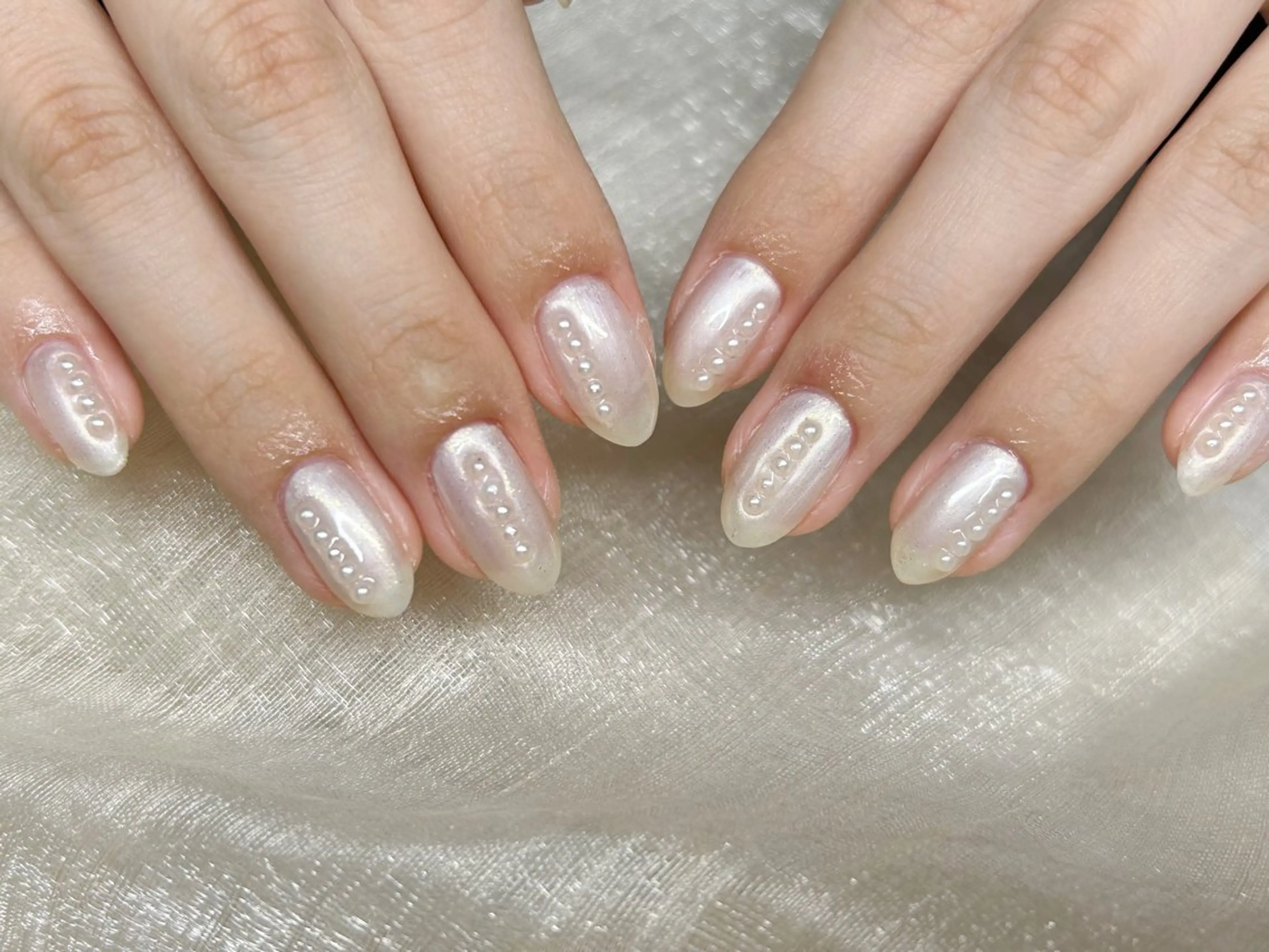 ネイル アートネイル 成人式 長さ出し フットネイル マグネットネイル ハンドネイル Lino Nailのネイルデザイン