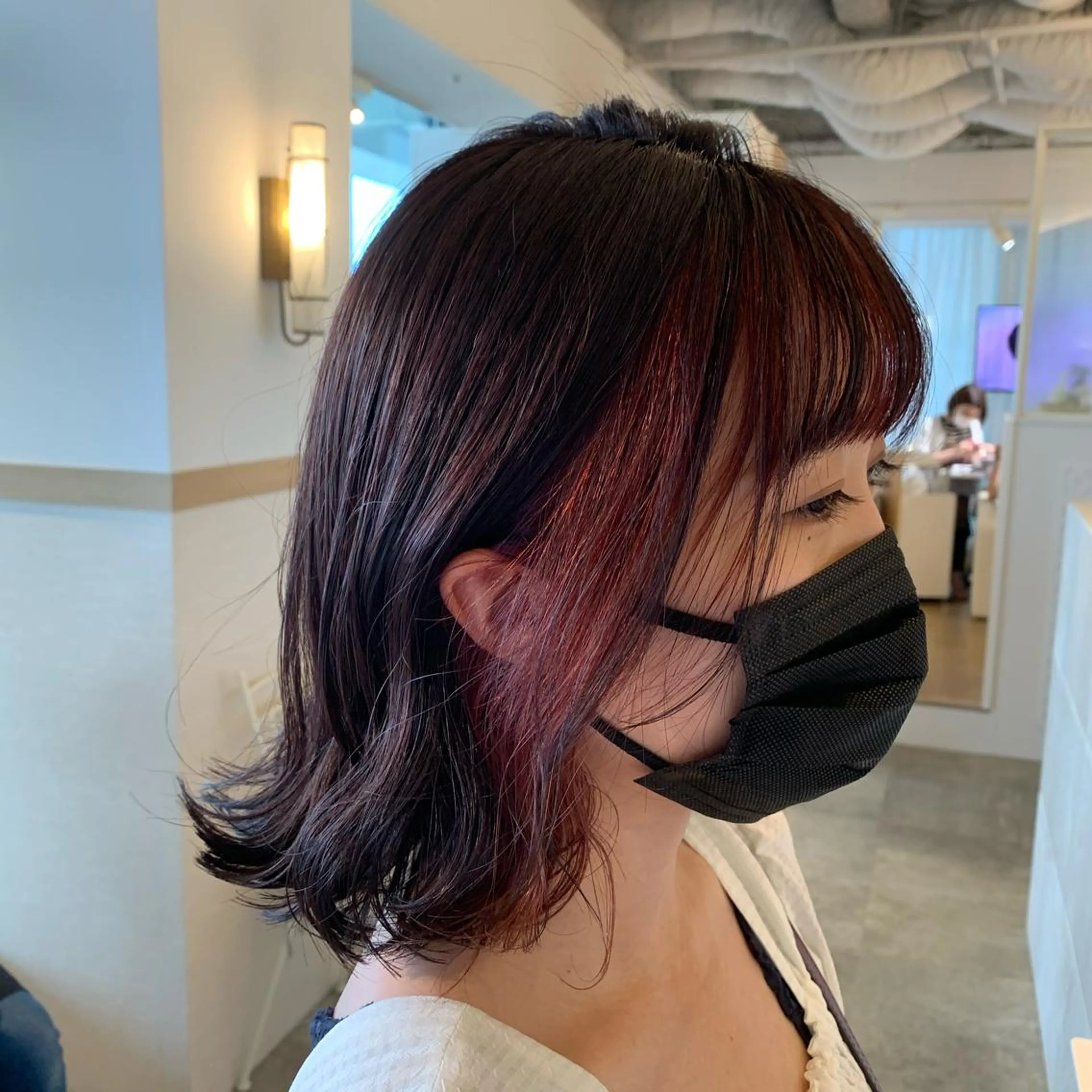 ミディアム カラー インナーカラー ヘアカラー 中島 直哉のヘアスタイル