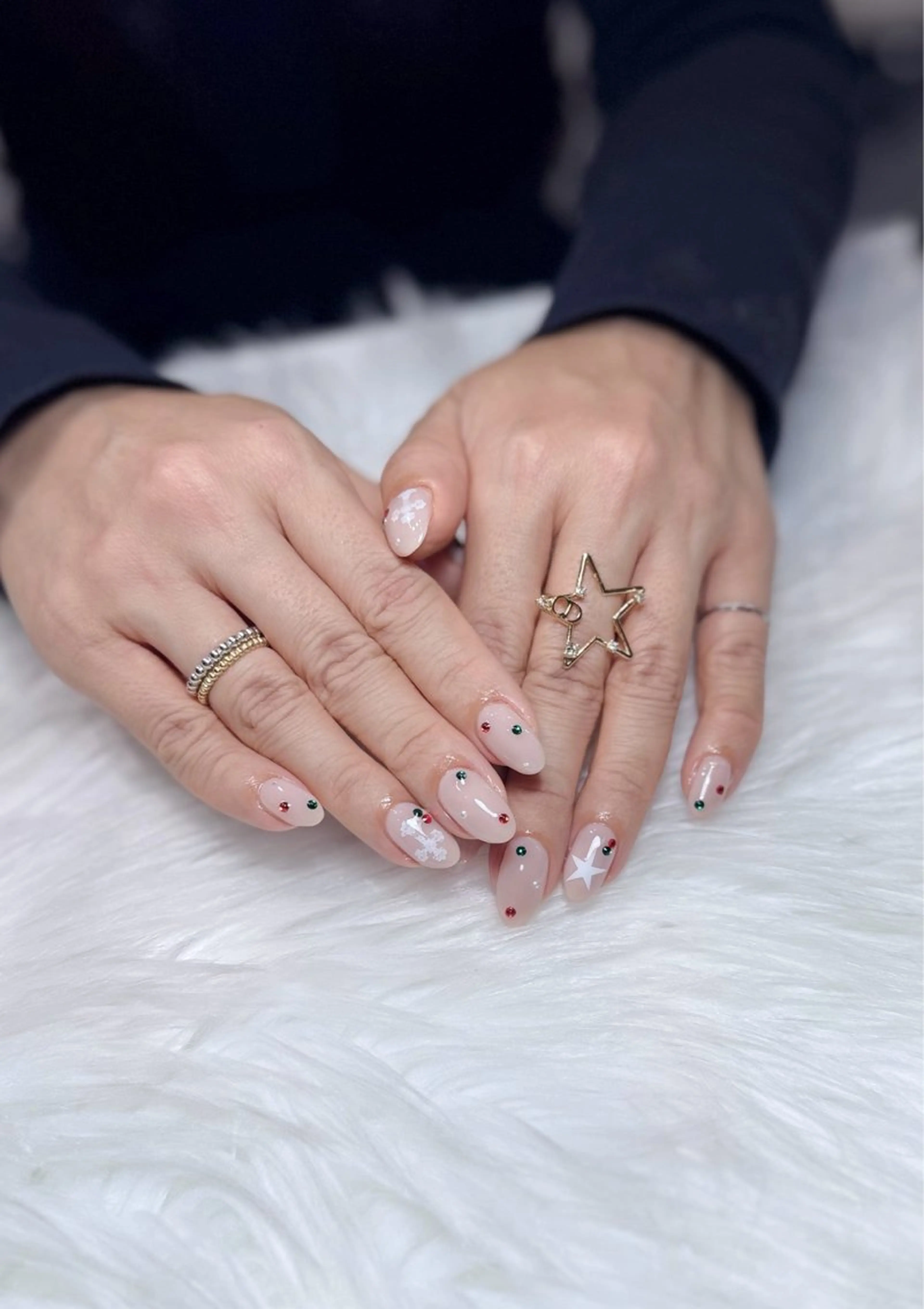 ネイル アートネイル オーロラネイル ジェルネイル 韓国ネイル ロングネイル ハンドネイル Nichi Nailsのネイルデザイン