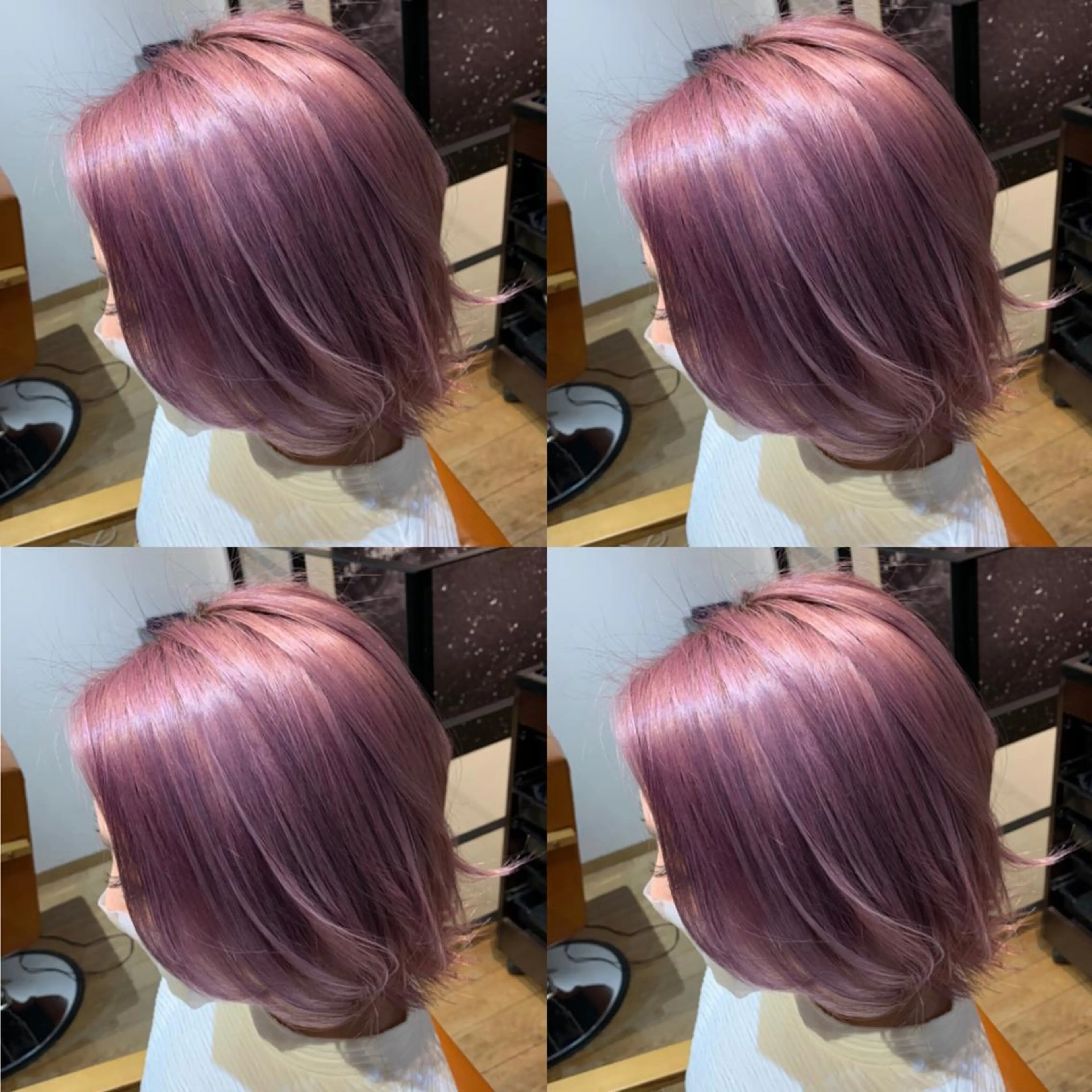 ミディアム カラー ヘアアレンジ ヘアカラー トリートメント 🦋韓国ヘア 坂本 菜摘🦋のヘアスタイル