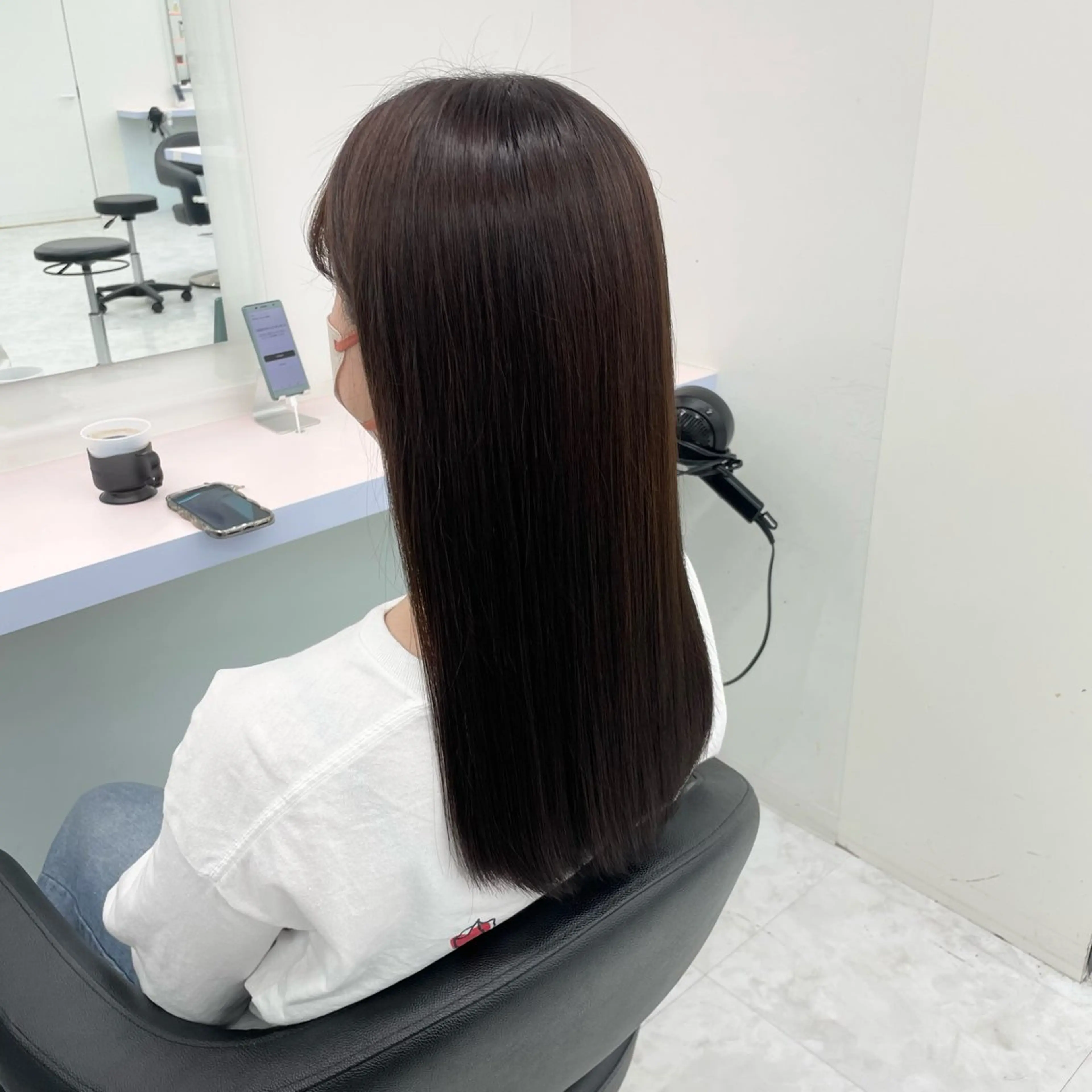 セミロング カラー ブラウンカラー マロンブラウン カット ヘアカラー トリートメント ヘアセット ♡ブリーチカラー♡ Mirioのヘアスタイル