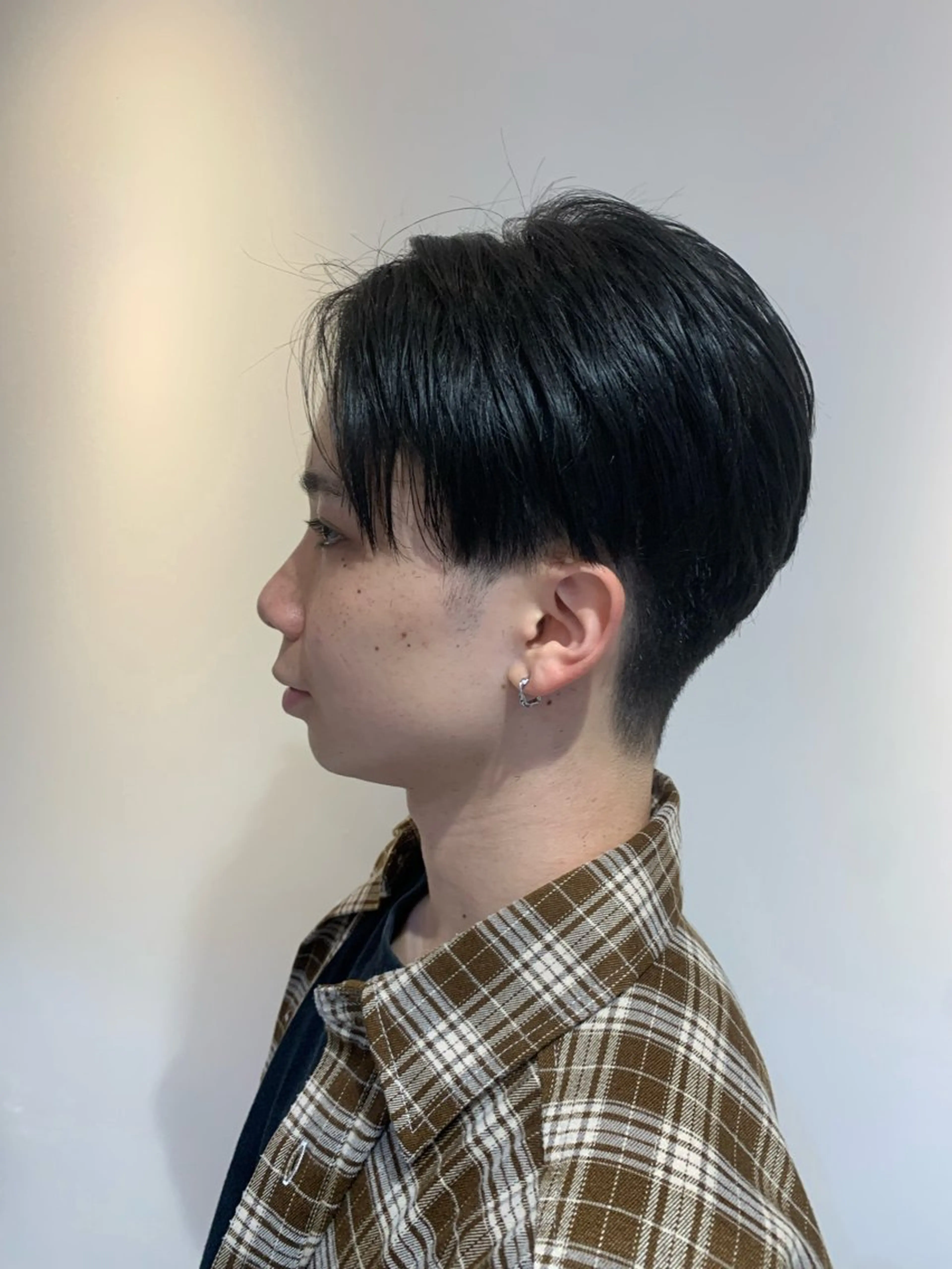 ショート メンズ センターパート 刈り上げ スカイレビュー所属・Yu /マッシュ/ スパイキーショートのヘアスタイル