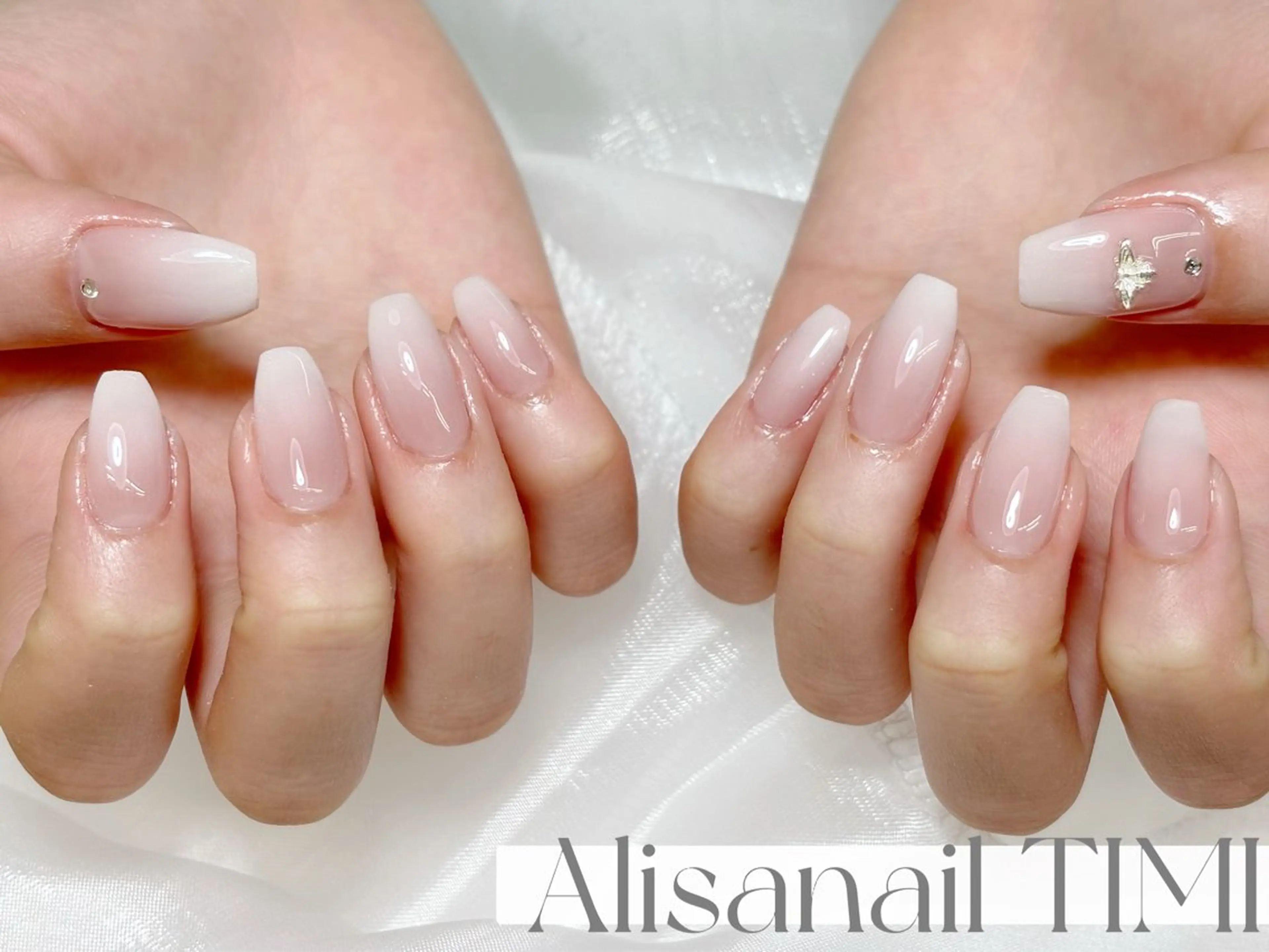 ネイル ピンク ハンドネイル Alisa nail Timiのネイルデザイン