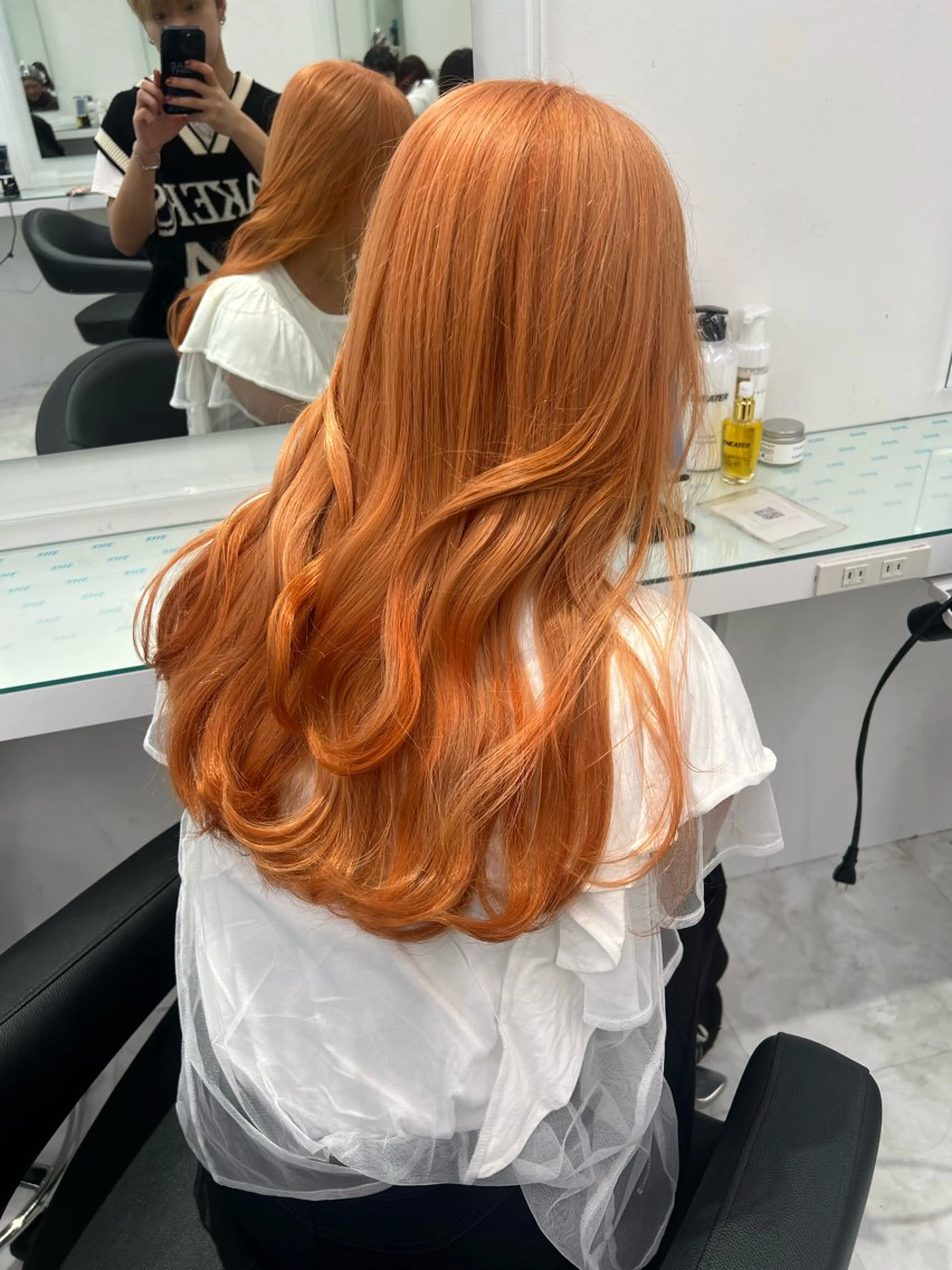 カラー ヘアカラー トリートメント ヘッドスパ ヘアセット ブリーチなし透明感 💗RYOTAのヘアスタイル