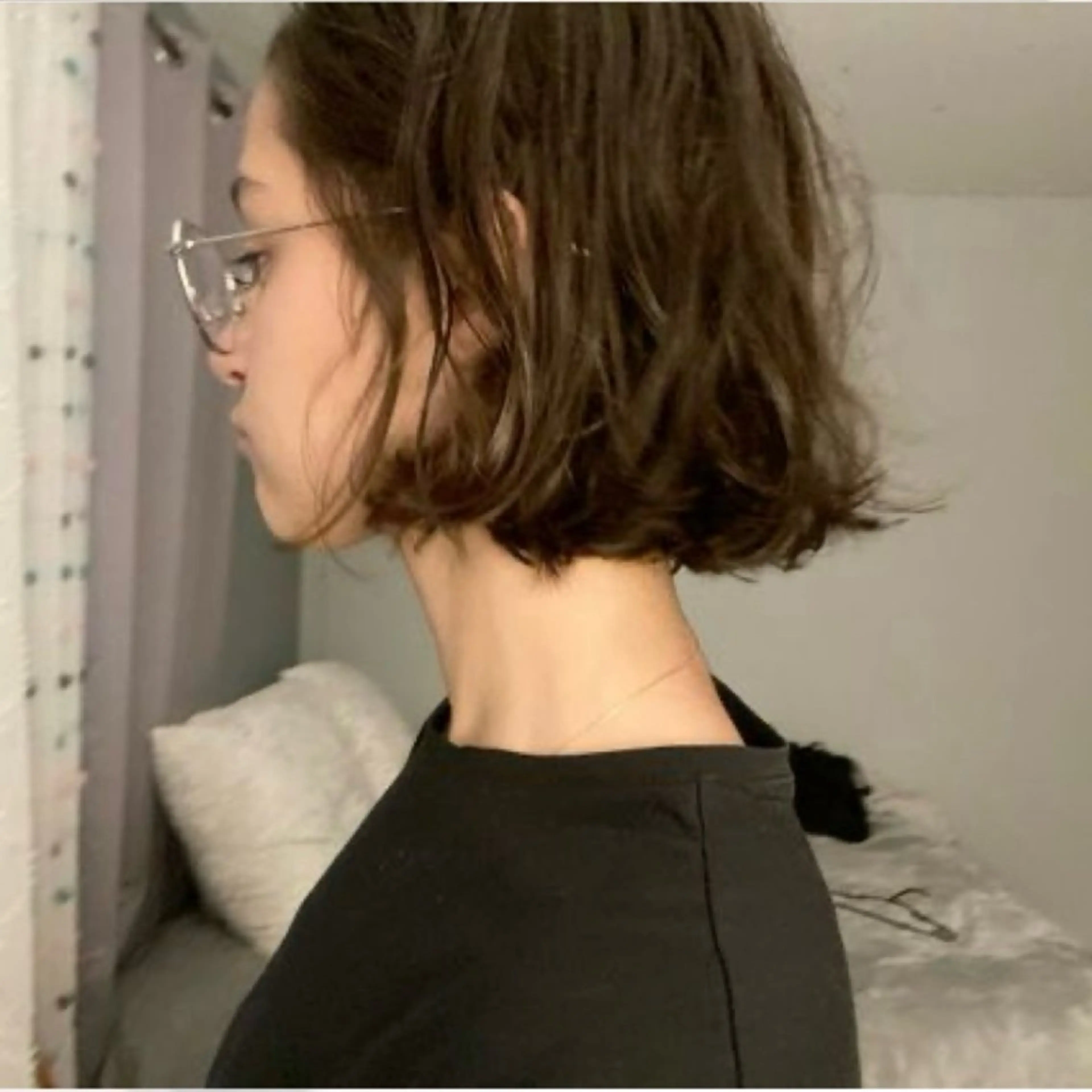 ショート カラー 透明感カラー カット ヘアカラー FBeauty 青山店所属・透明感カラー& 外国人風パーマのヘアスタイル