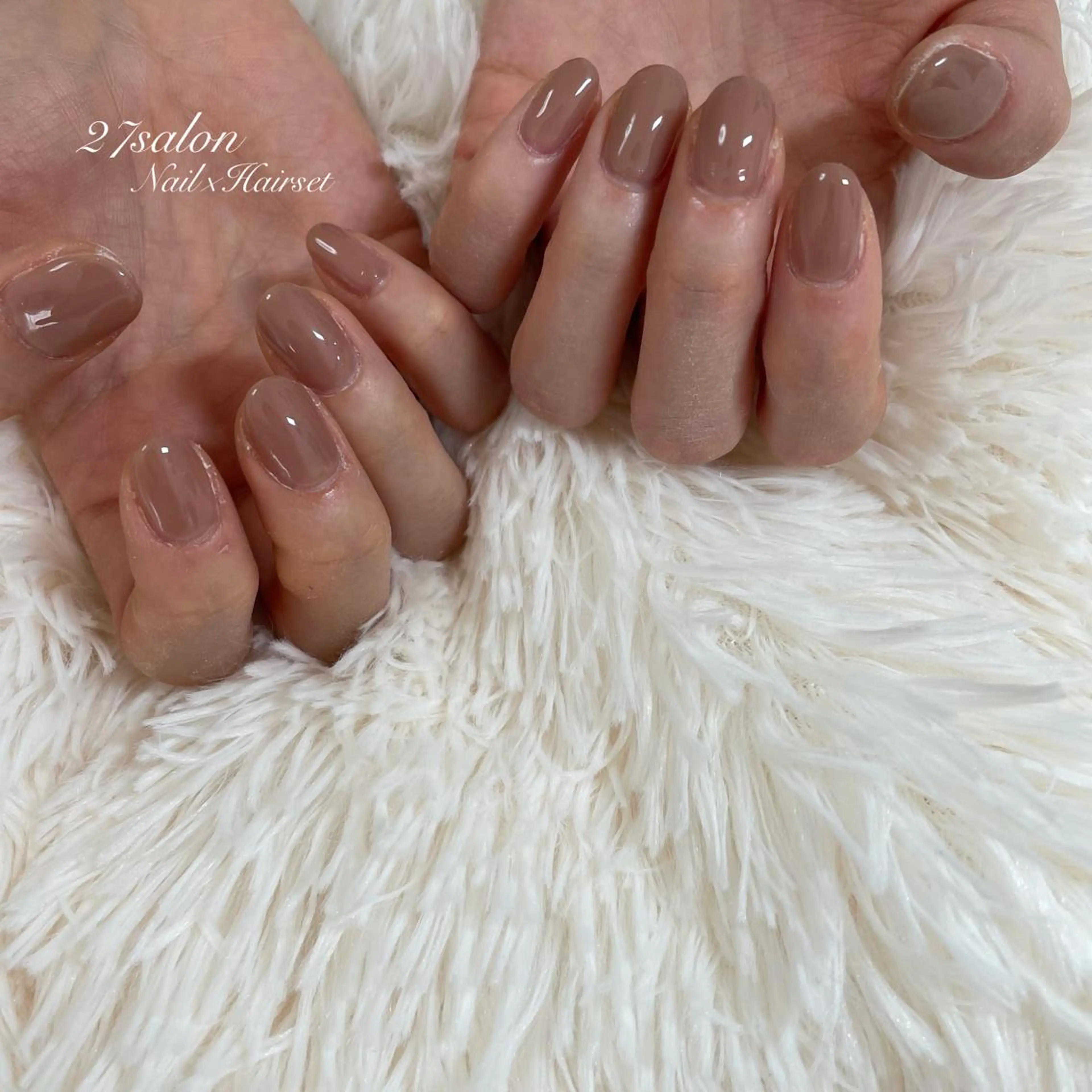 ネイル ワンカラーネイル 27salon yuinaのネイルデザイン