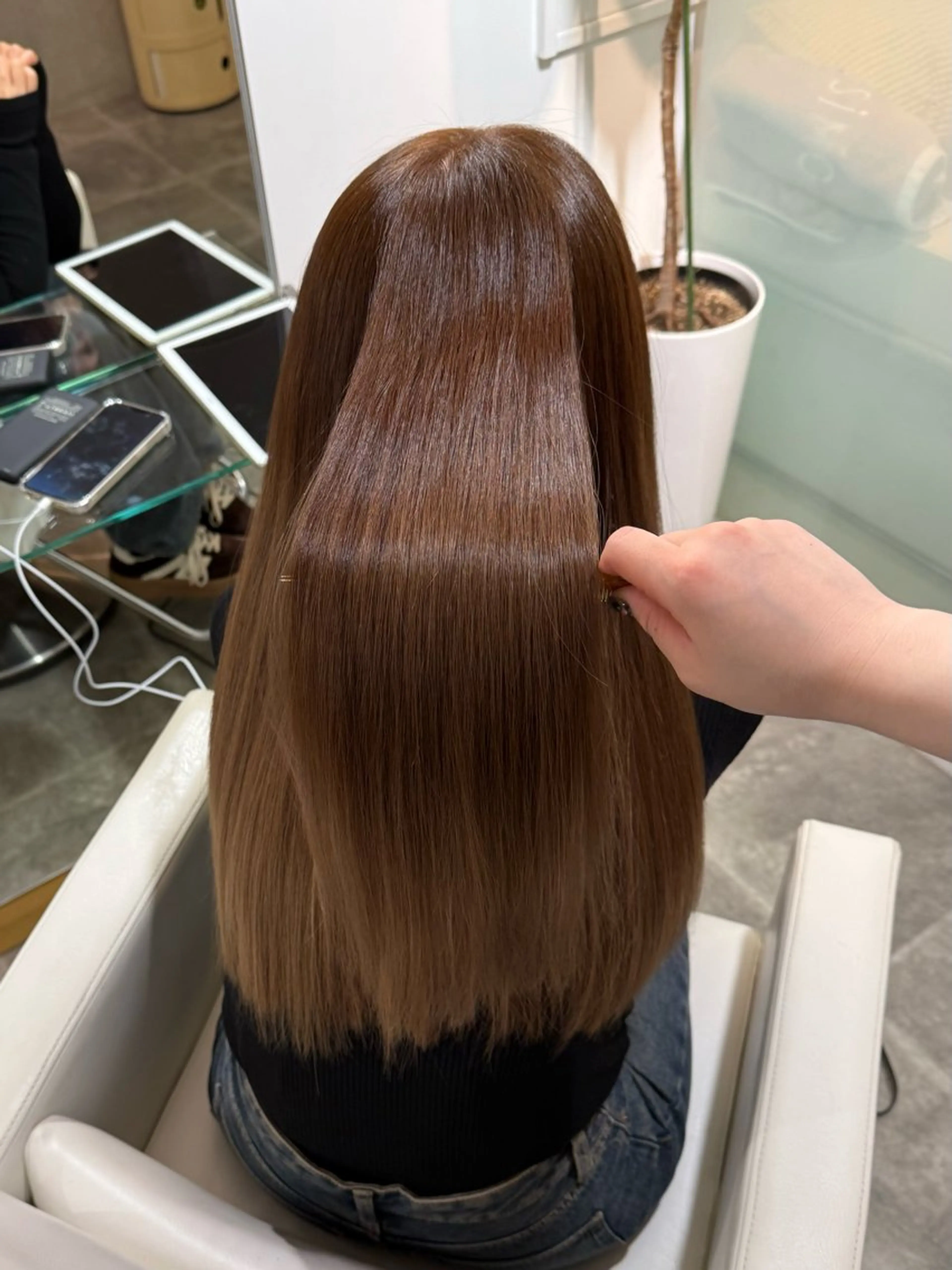【平日19時~🌟すぐ予約🆗🙆🏻‍♀️】ワンカラー + 1stepトリートメント🫧の写真