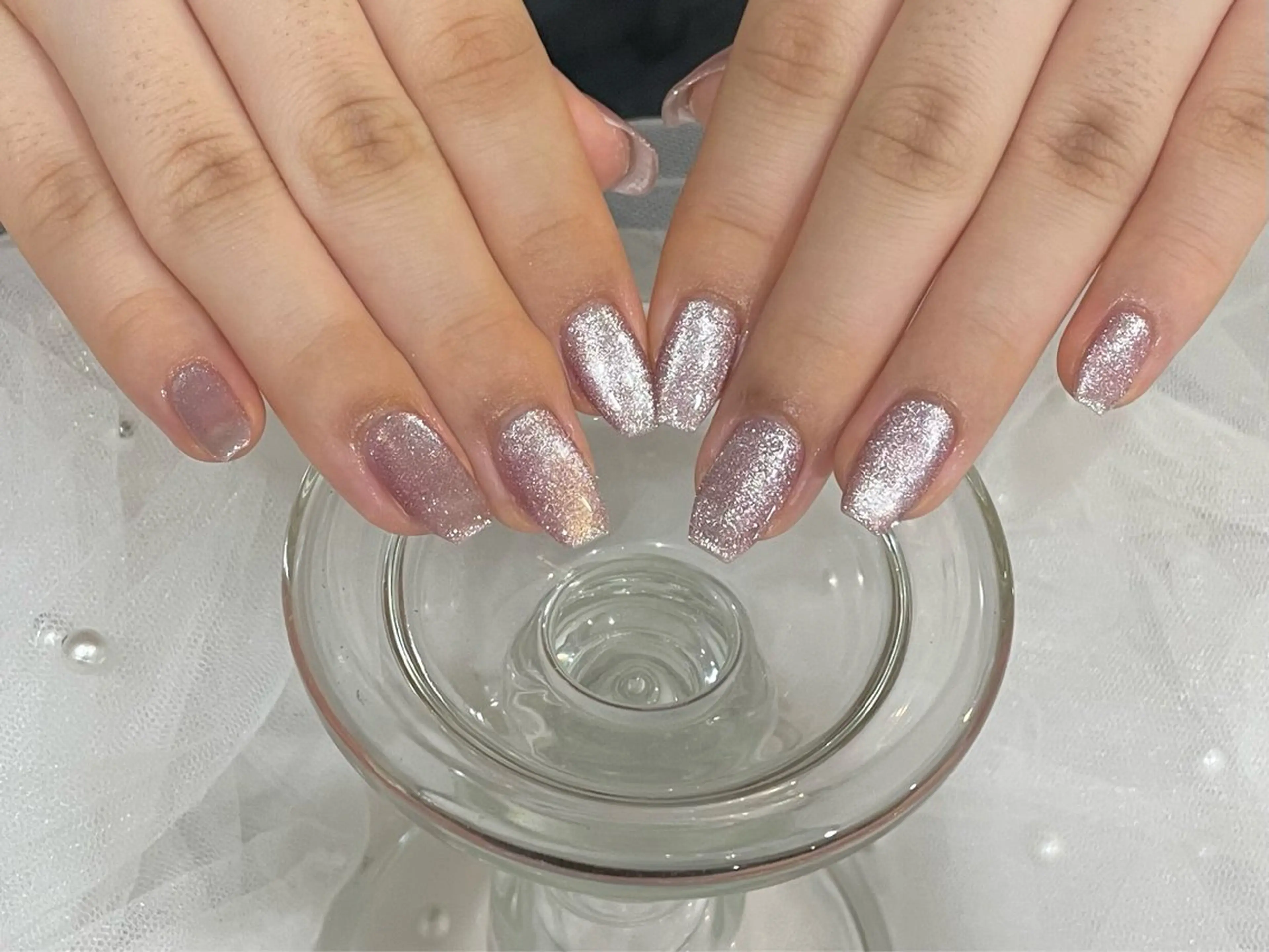 ネイル アートネイル オーロラネイル チークネイル フットネイル ジェルネイル ハンドネイル amiLe 🎀yuunaのネイルデザイン