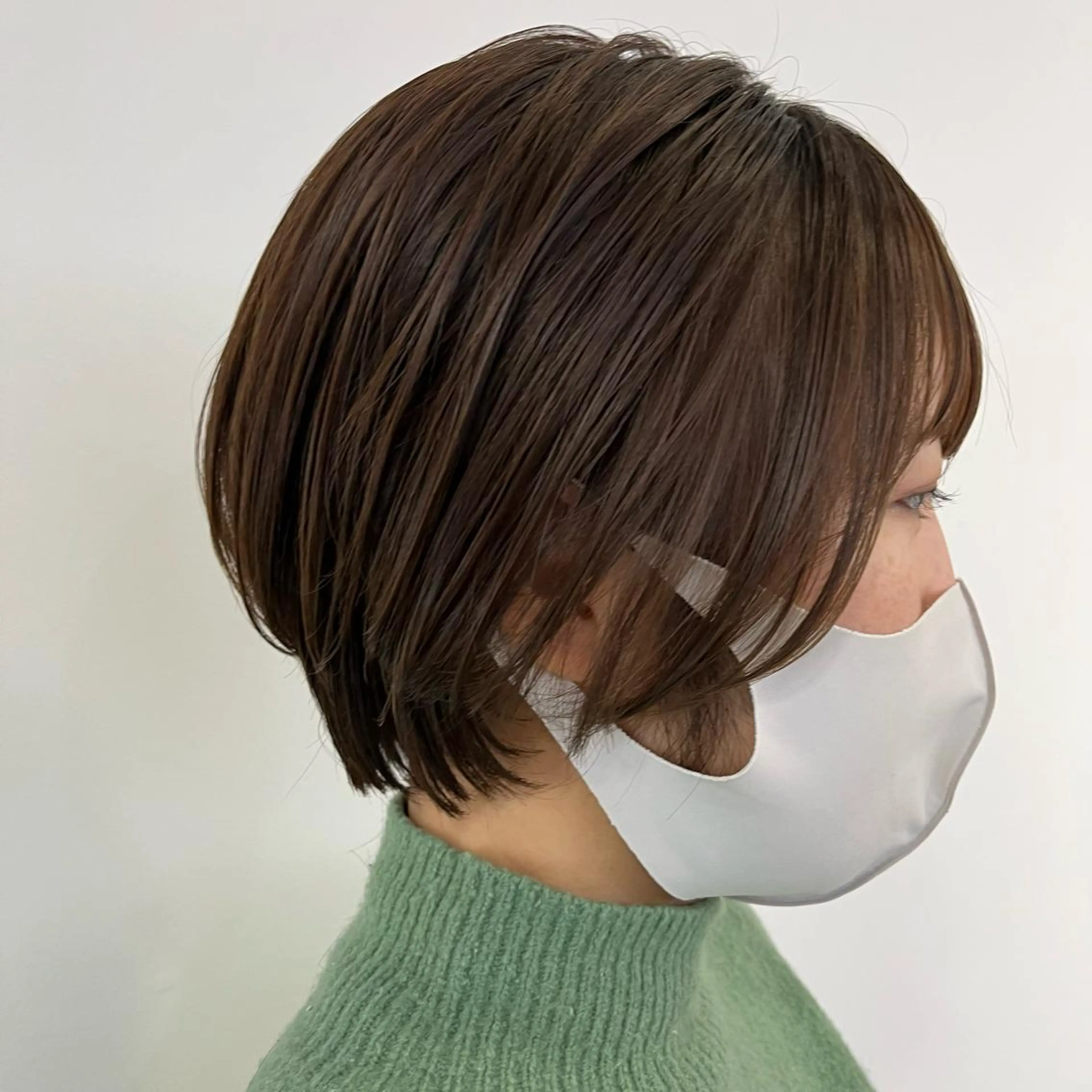 ショート カラー 丸みショート アッシュ ベージュカラー ショートヘア SOYON 🤍CHIZU🤍.のヘアスタイル