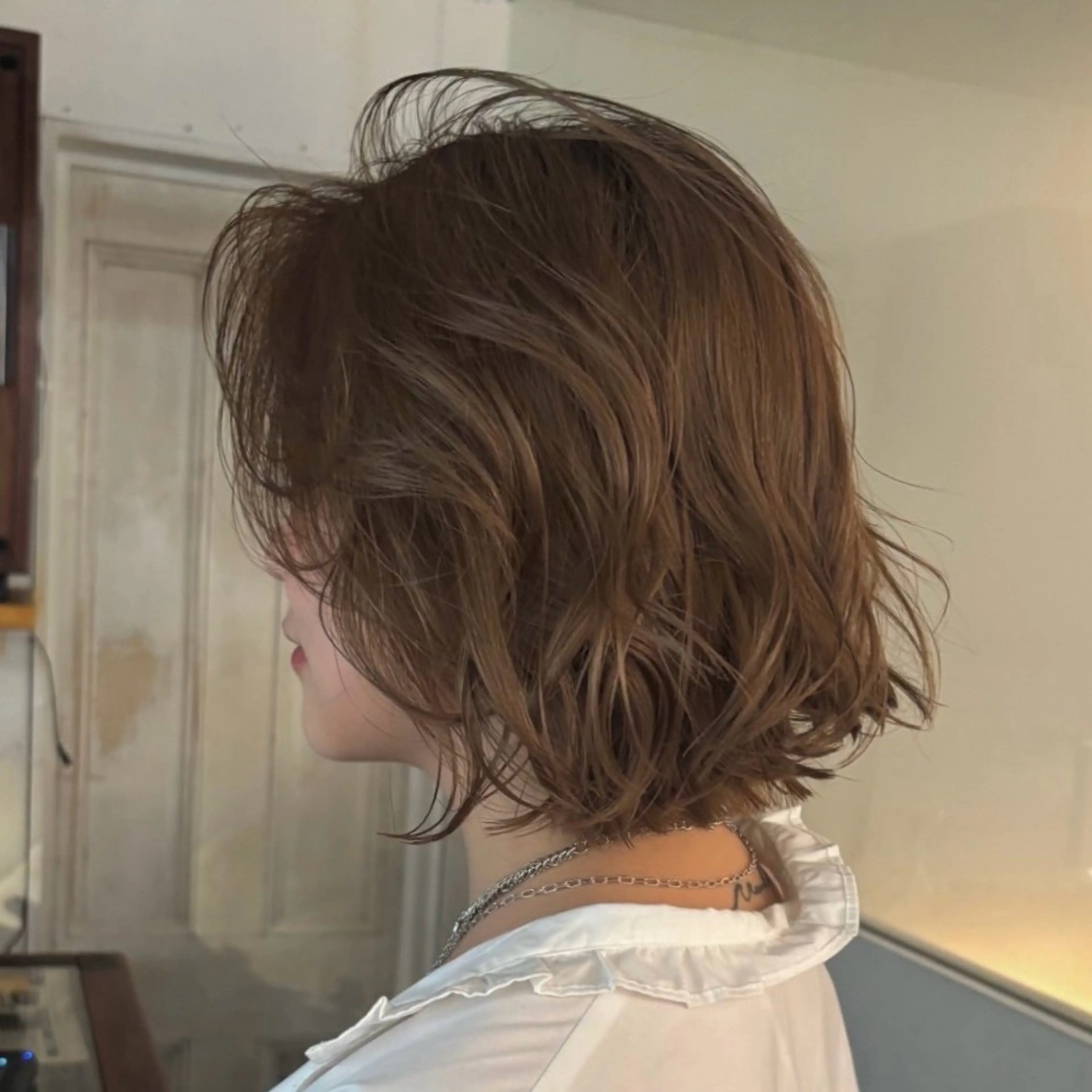ショート ヘアカラー 透け感hair/ ボブ/大世のヘアスタイル