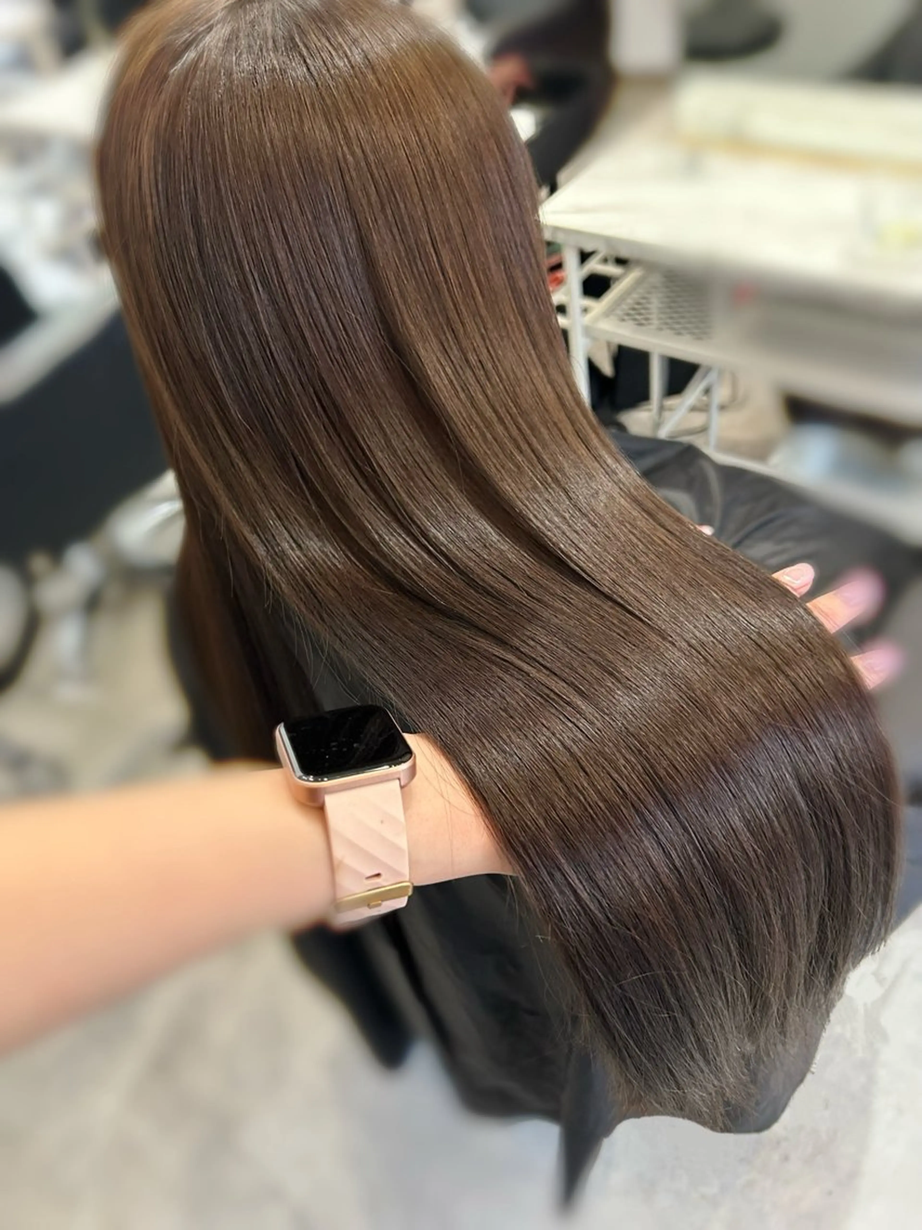 ロング ヘアカラー トリートメント ヘアセット Sakura❤︎/ 透明感カラーのヘアスタイル