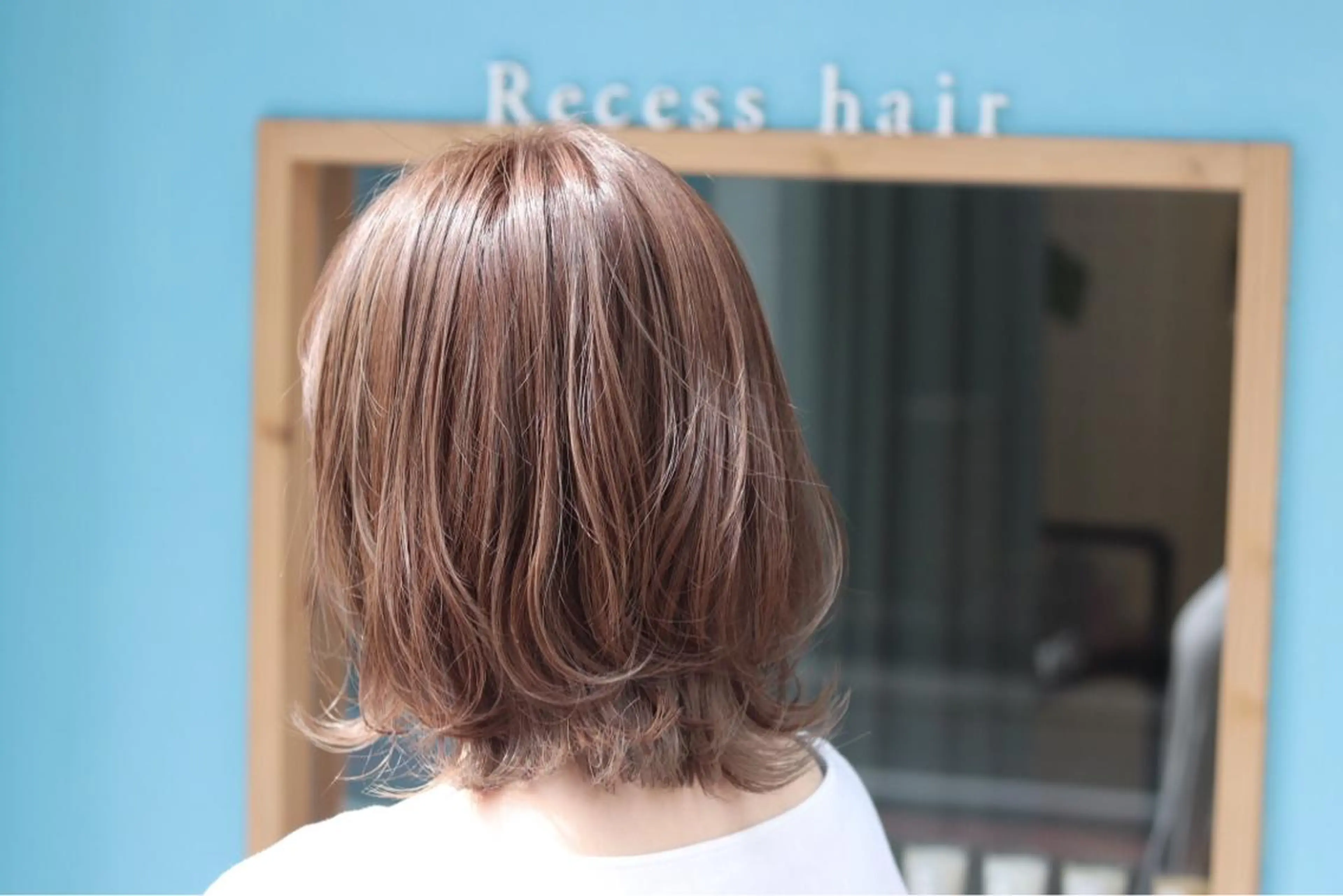ミディアム カラー カット ヘアカラー Recess hair所属・川内 政人のヘアスタイル