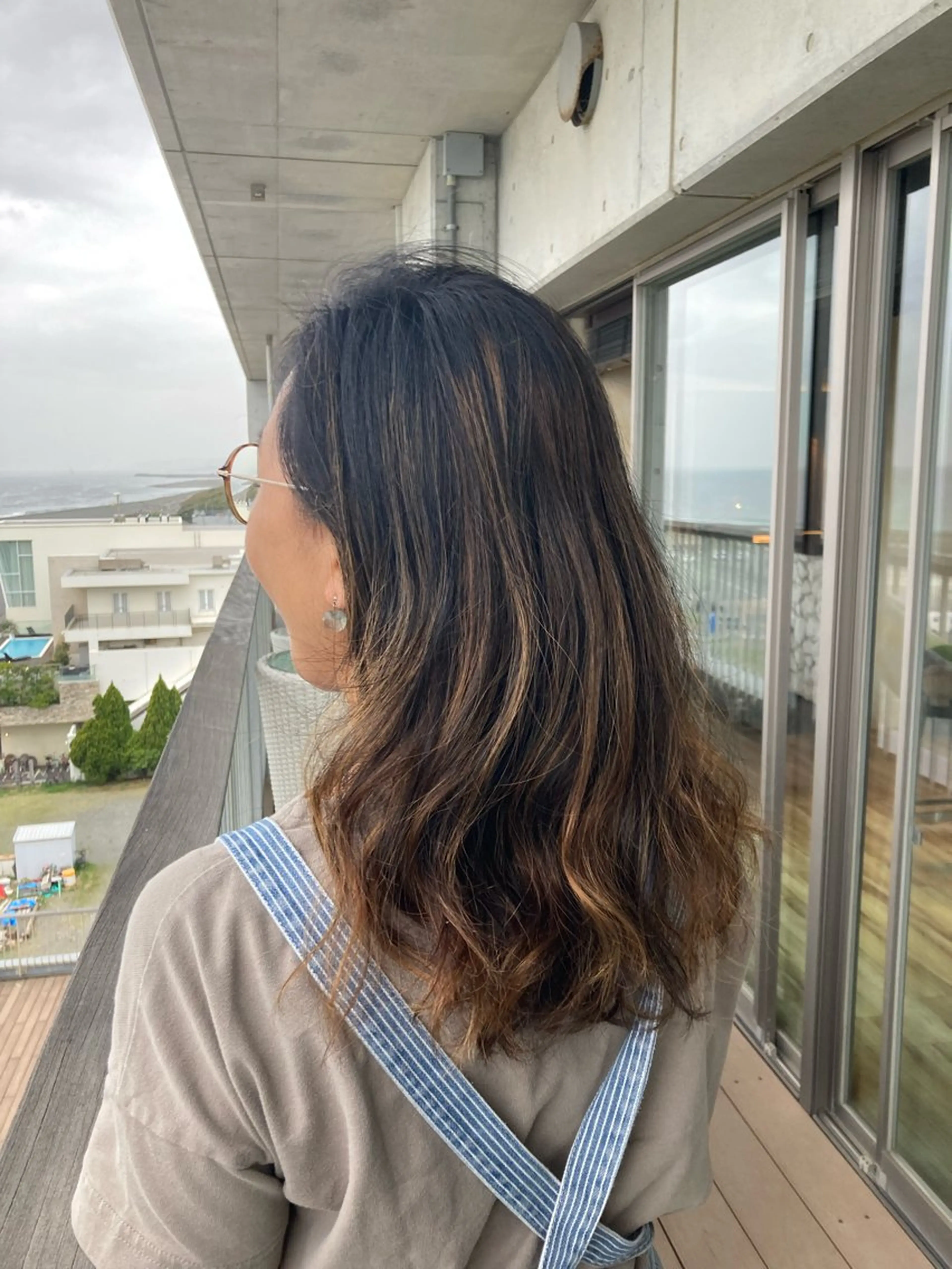 ミディアム レイヤーカット ブリーチカラー/🌙 ヘアカラー/あみ🌙のヘアスタイル