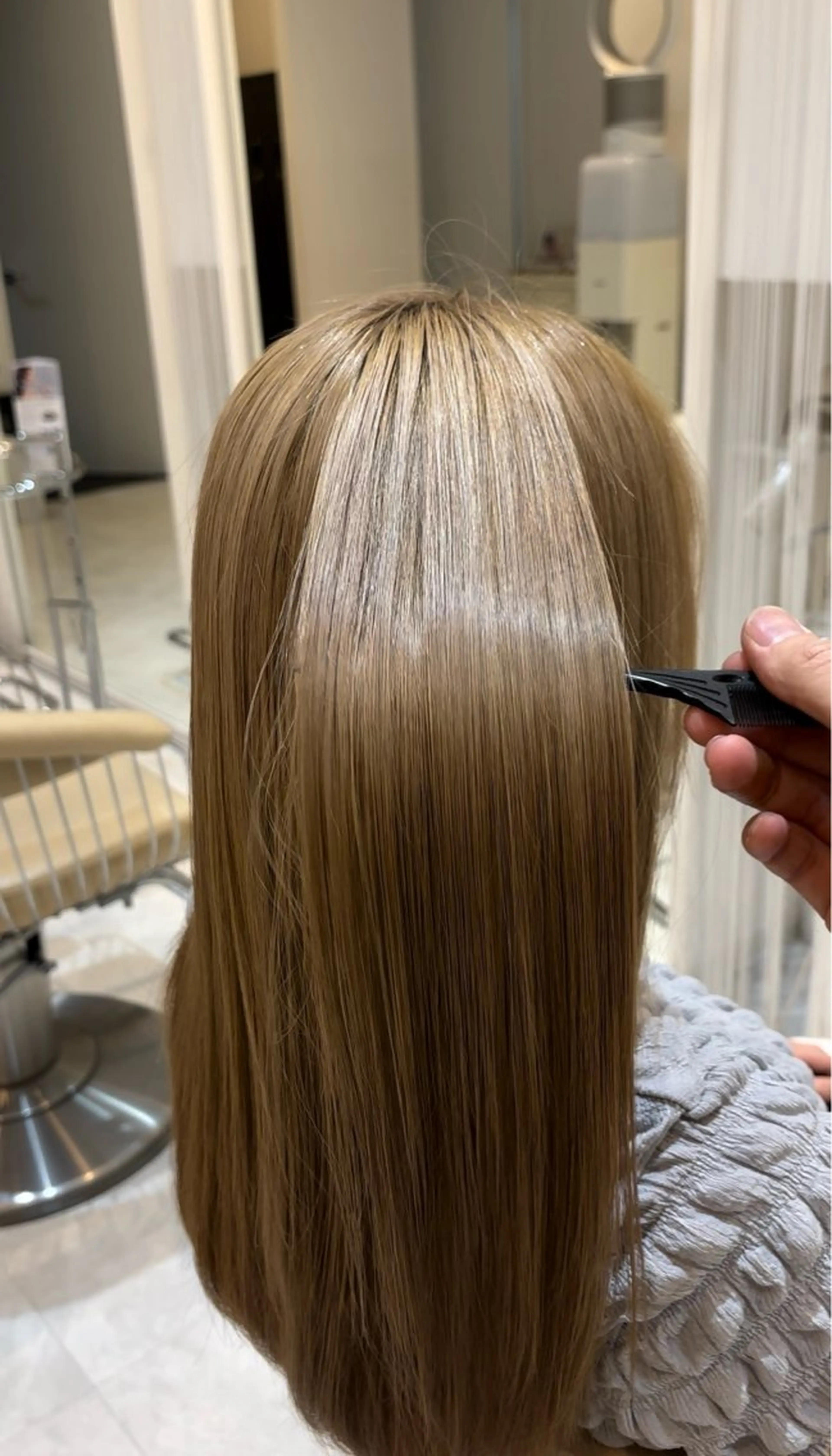 セミロング 髪質改善 トリートメント 山下 直哉のヘアスタイル
