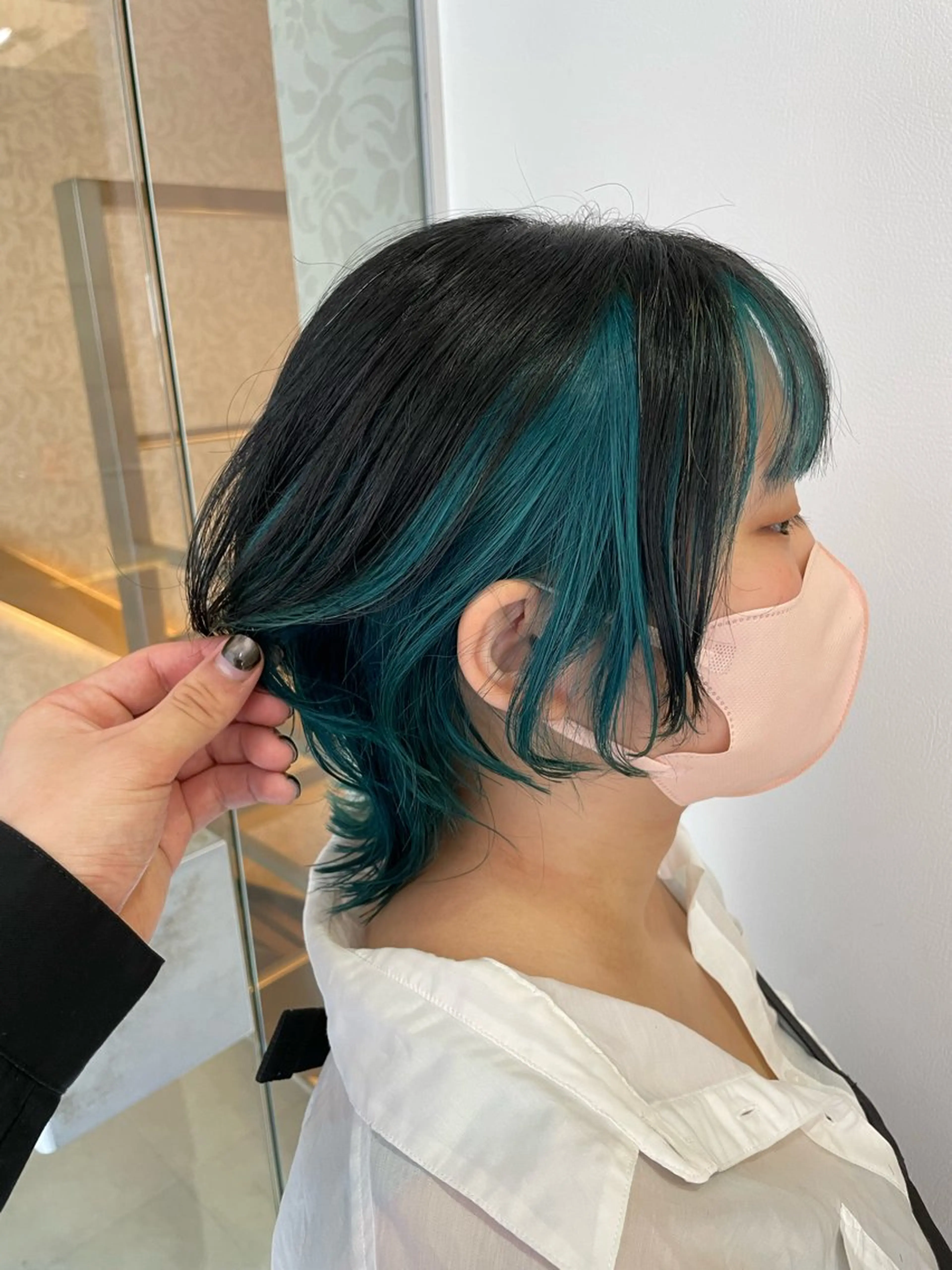 ショート カラー インナーカラー ウルフカット カット ヘアカラー トリートメント ✨トレンド特化美容師 WILL上村　拳吾のヘアスタイル