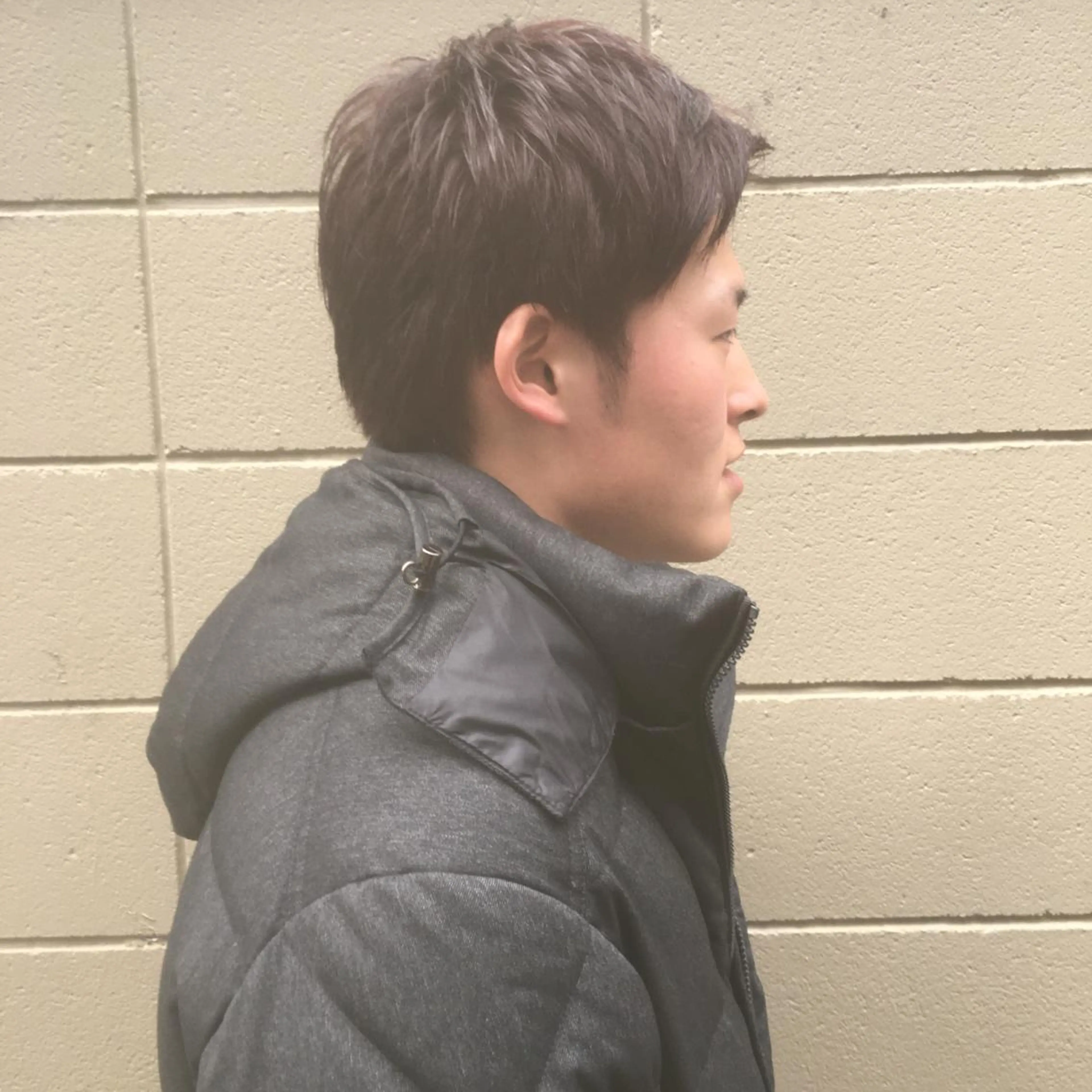 ショート カラー メンズ カット ヘアカラー しのはら まどかのヘアスタイル