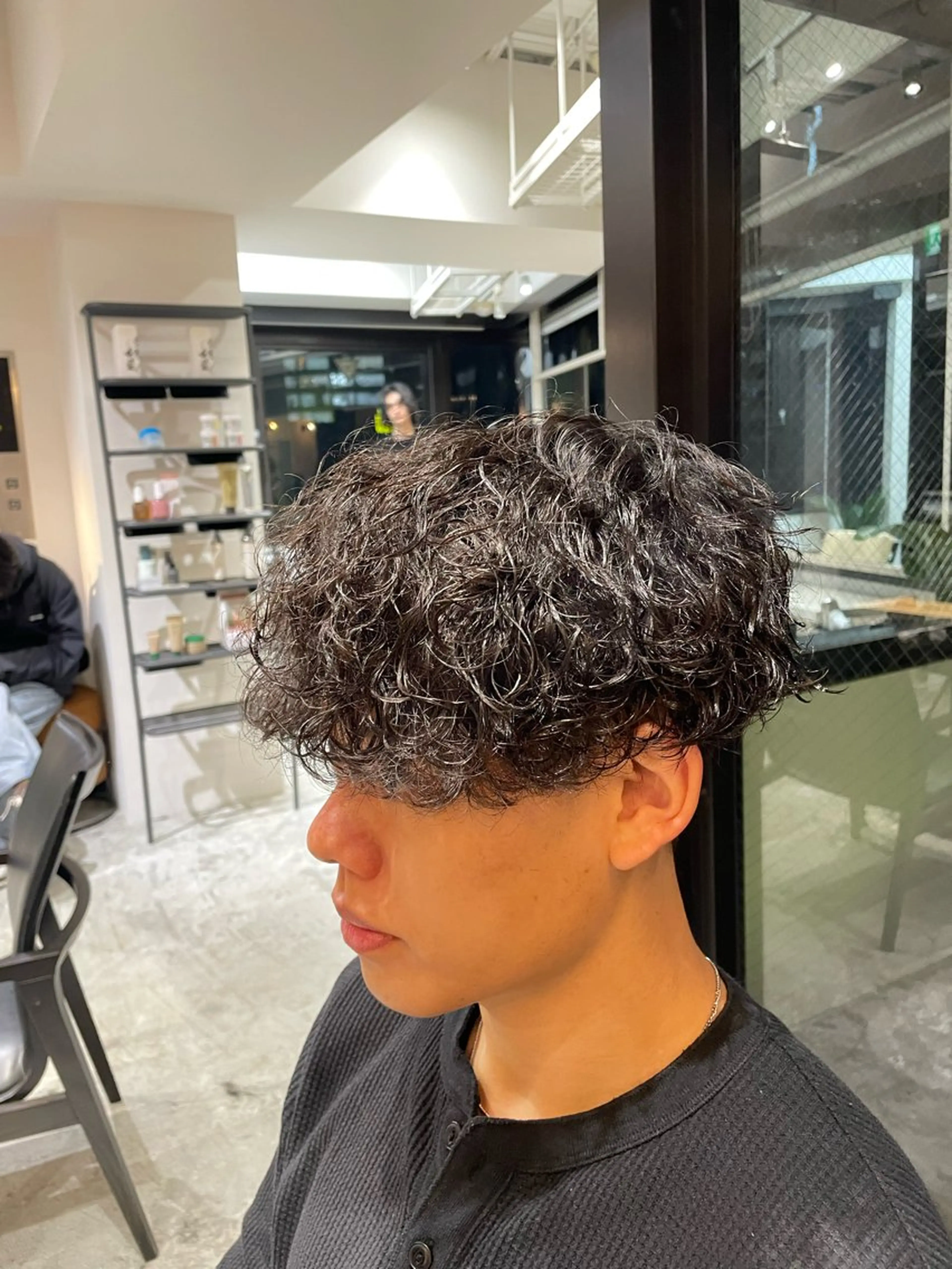 ショート 川副史晶/梅田/ 茶屋町/メンズパーマのヘアスタイル