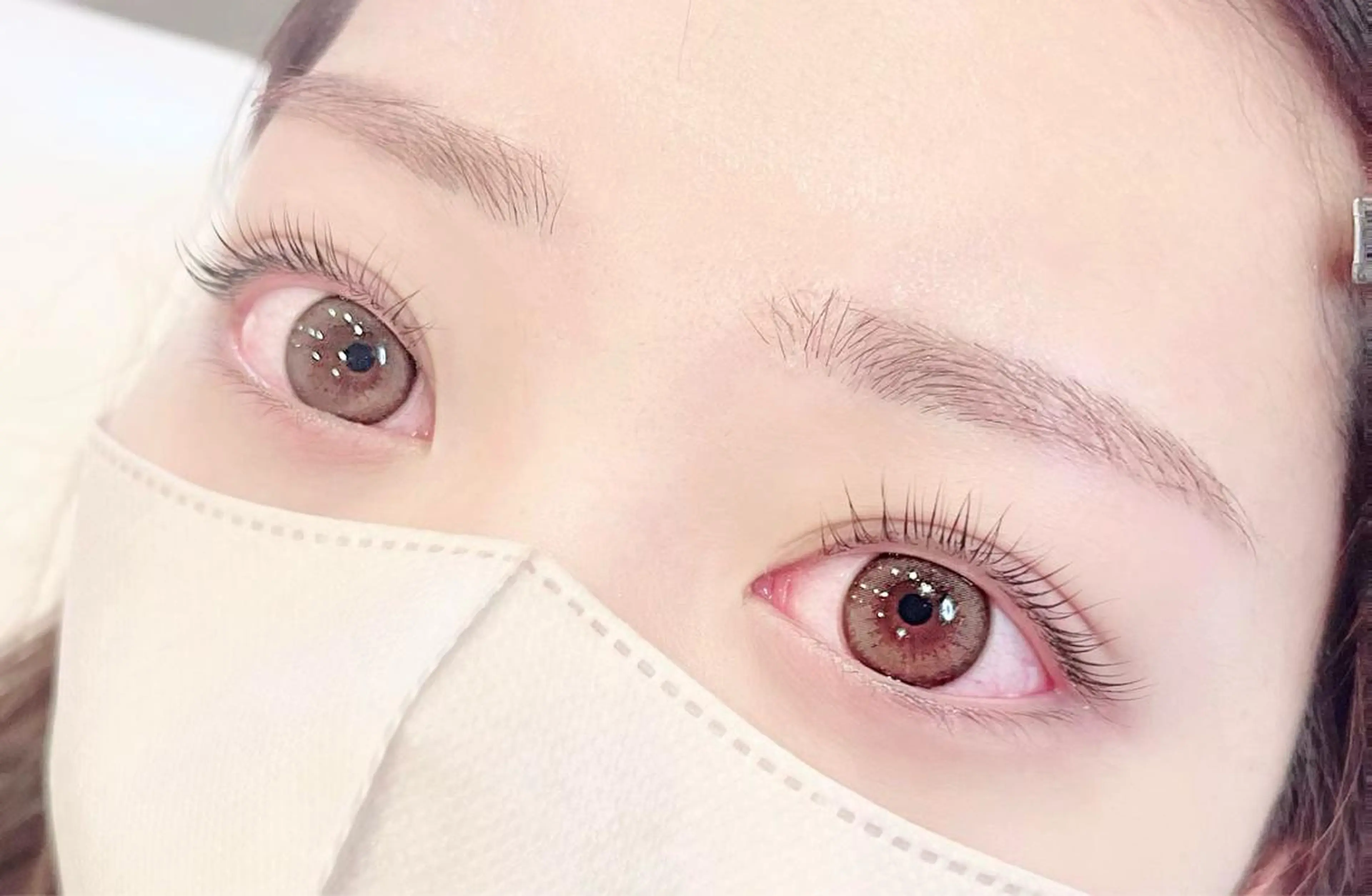 マツエク・マツパ アイブロウ 一重×まつ毛パーマ 東野ゆい🌼 eyelashのマツエク・マツパデザイン
