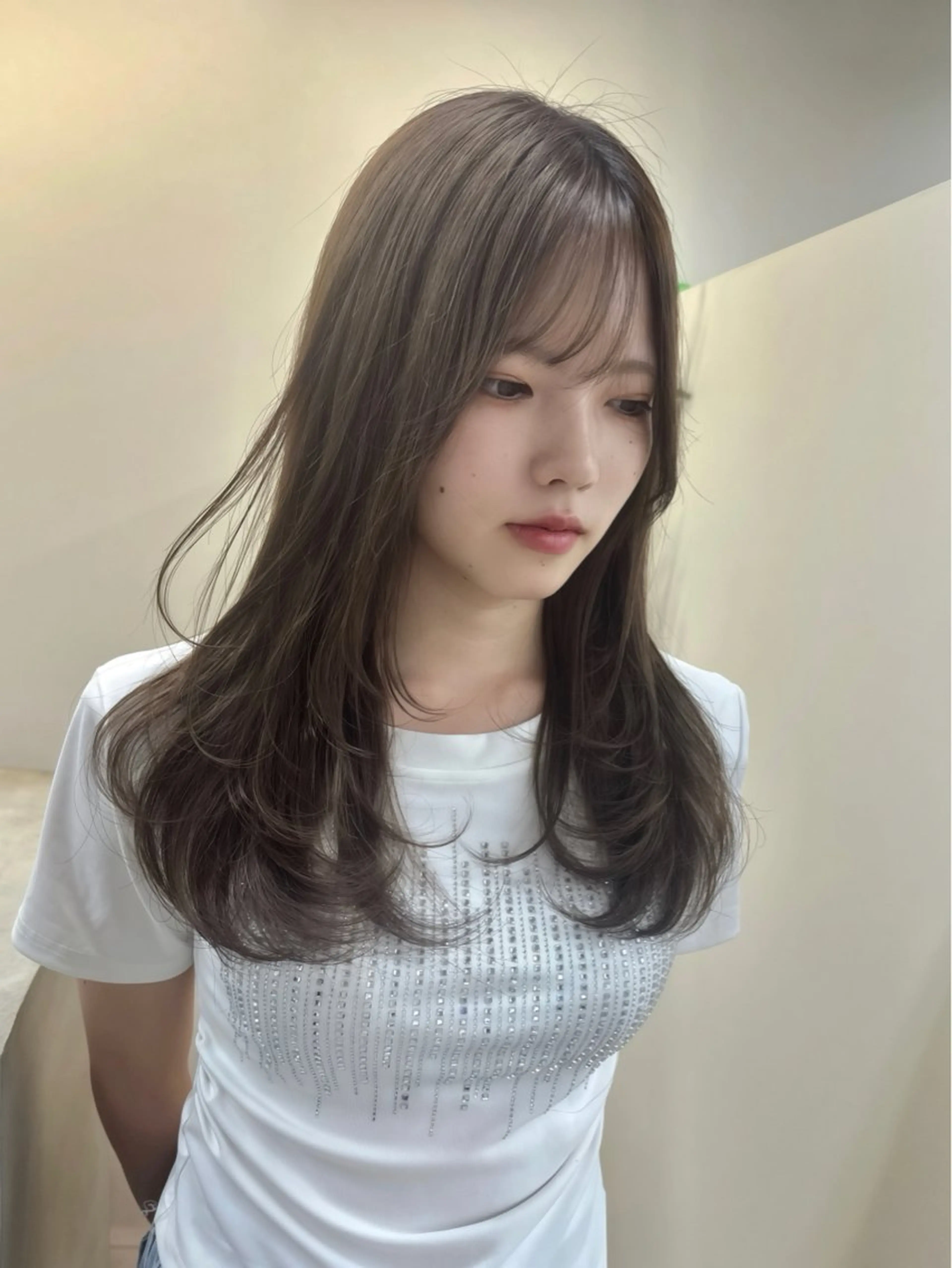【ご新規様限定💇🏼‍♀️】ブリーチを使わないダブルカラー＋カット＋オージュア🌿の写真