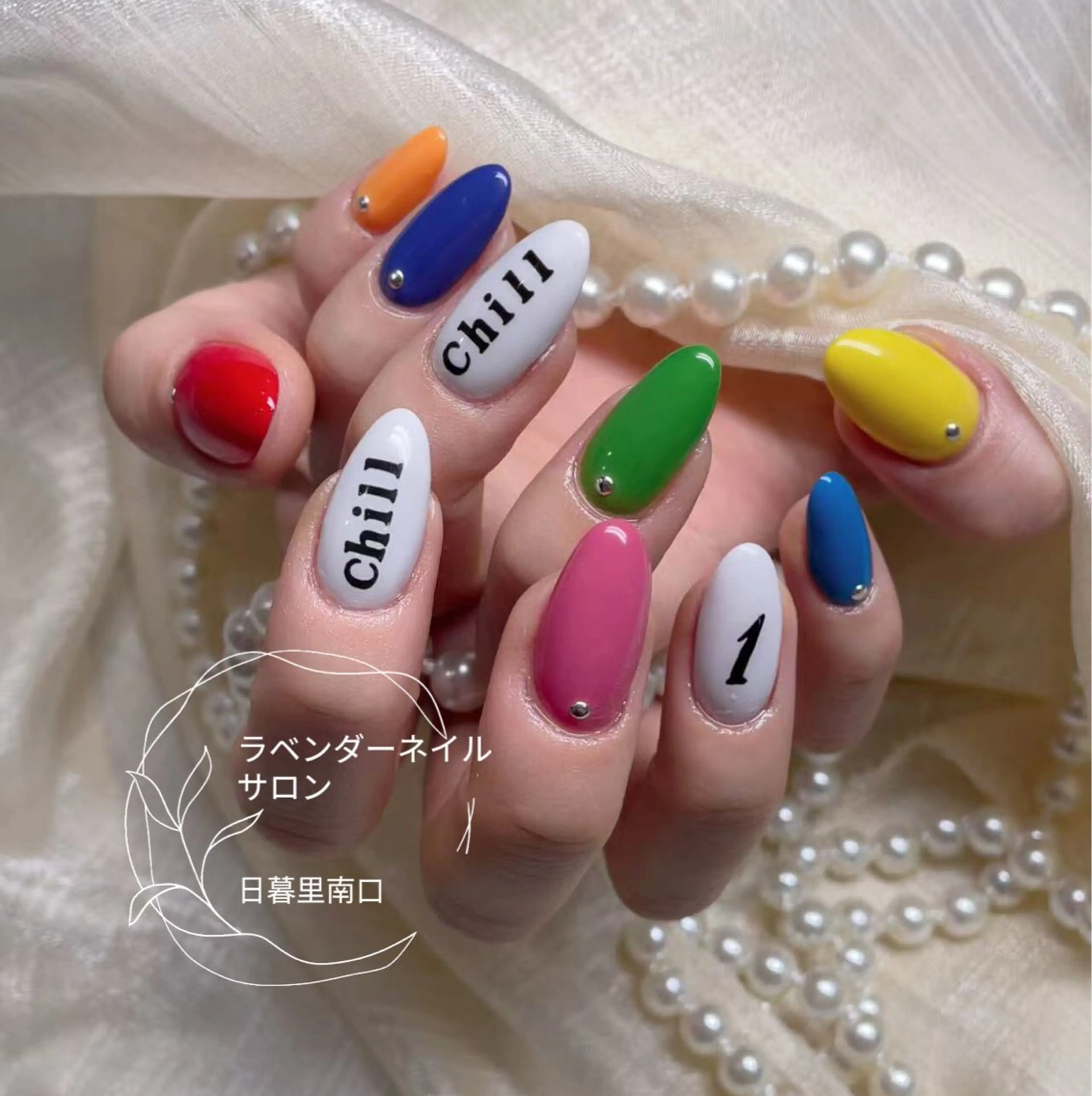 ネイル 日暮里💝m1♡ルル ネイルのネイルデザイン