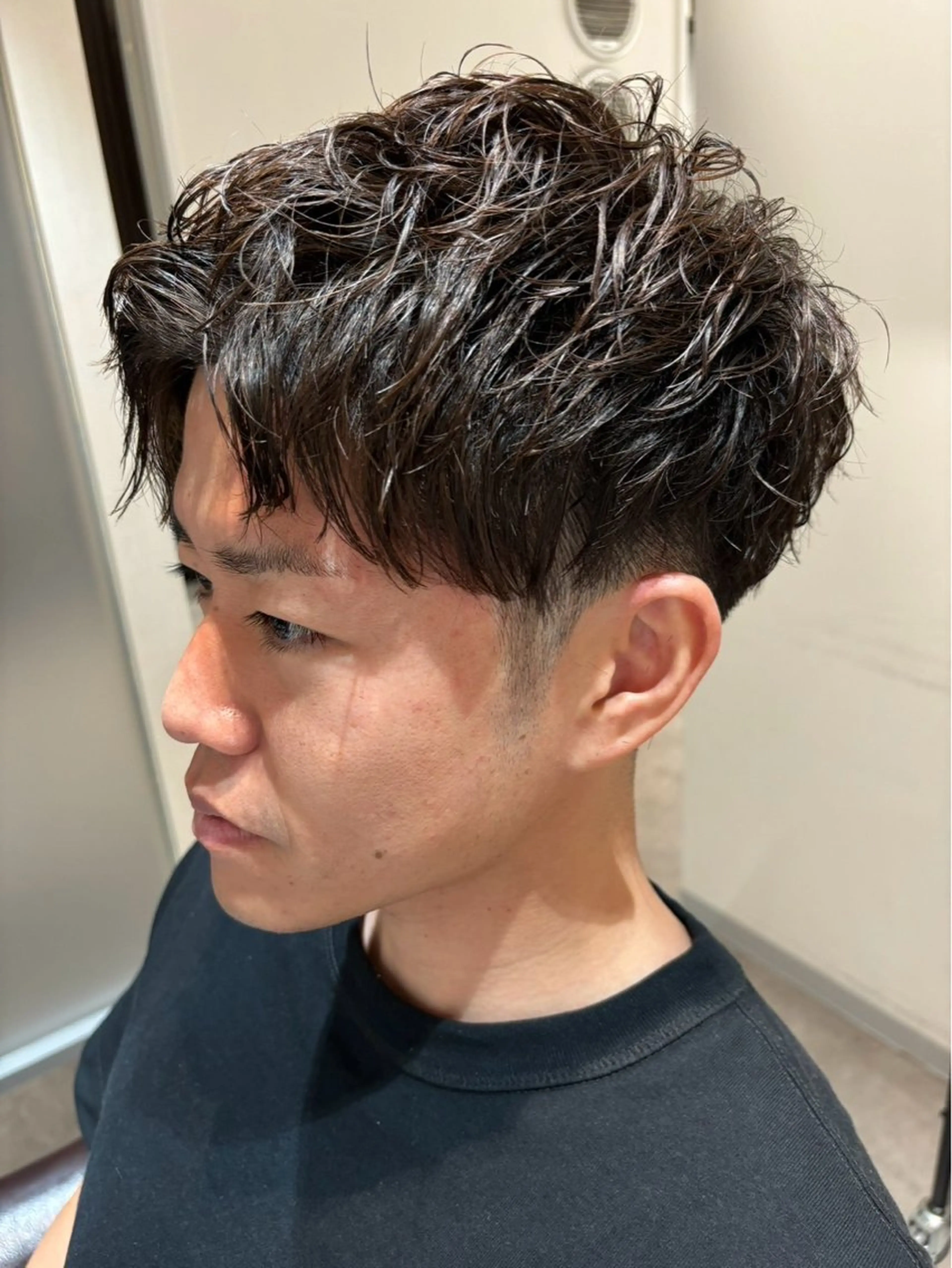 ショート メンズ パーマ Atria 川崎【アトリア】所属・Kaito Miuraのヘアスタイル