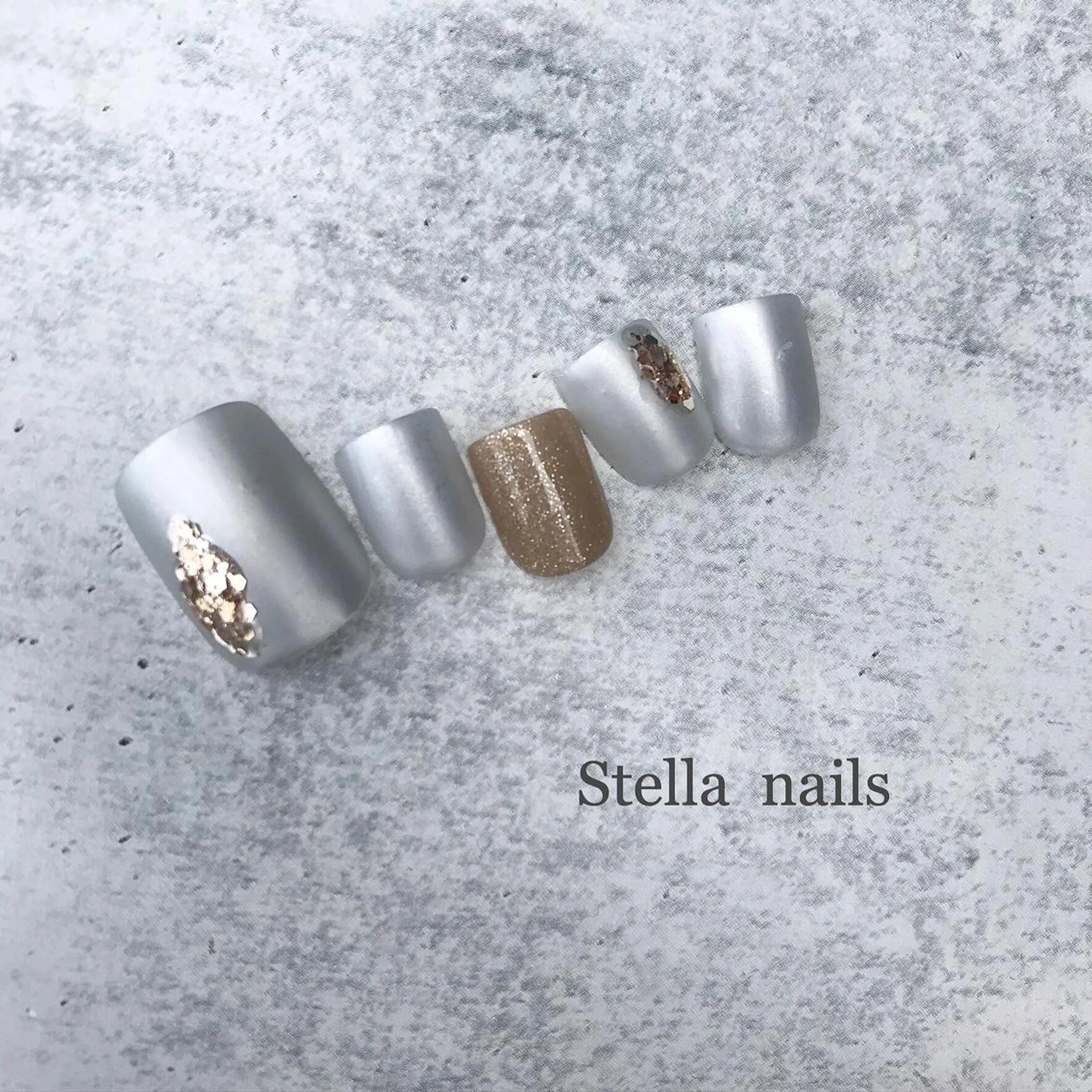 ネイル マットネイル Stella nailsのマツエク・マツパデザイン