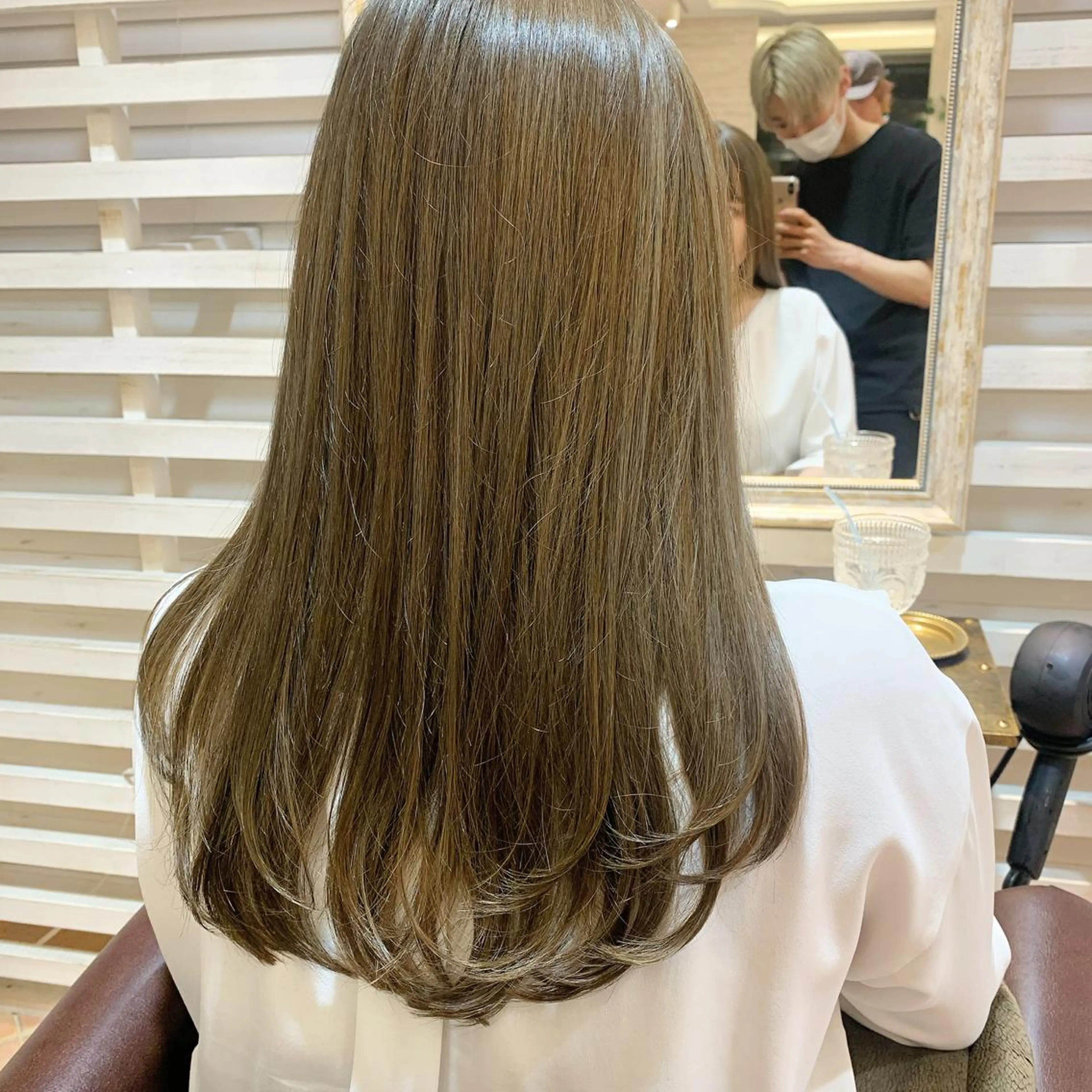 ロング カラー ヘアアレンジ 透明感カラー グレージュ ✨艶髪✨透明感✨ 山内大樹のヘアスタイル
